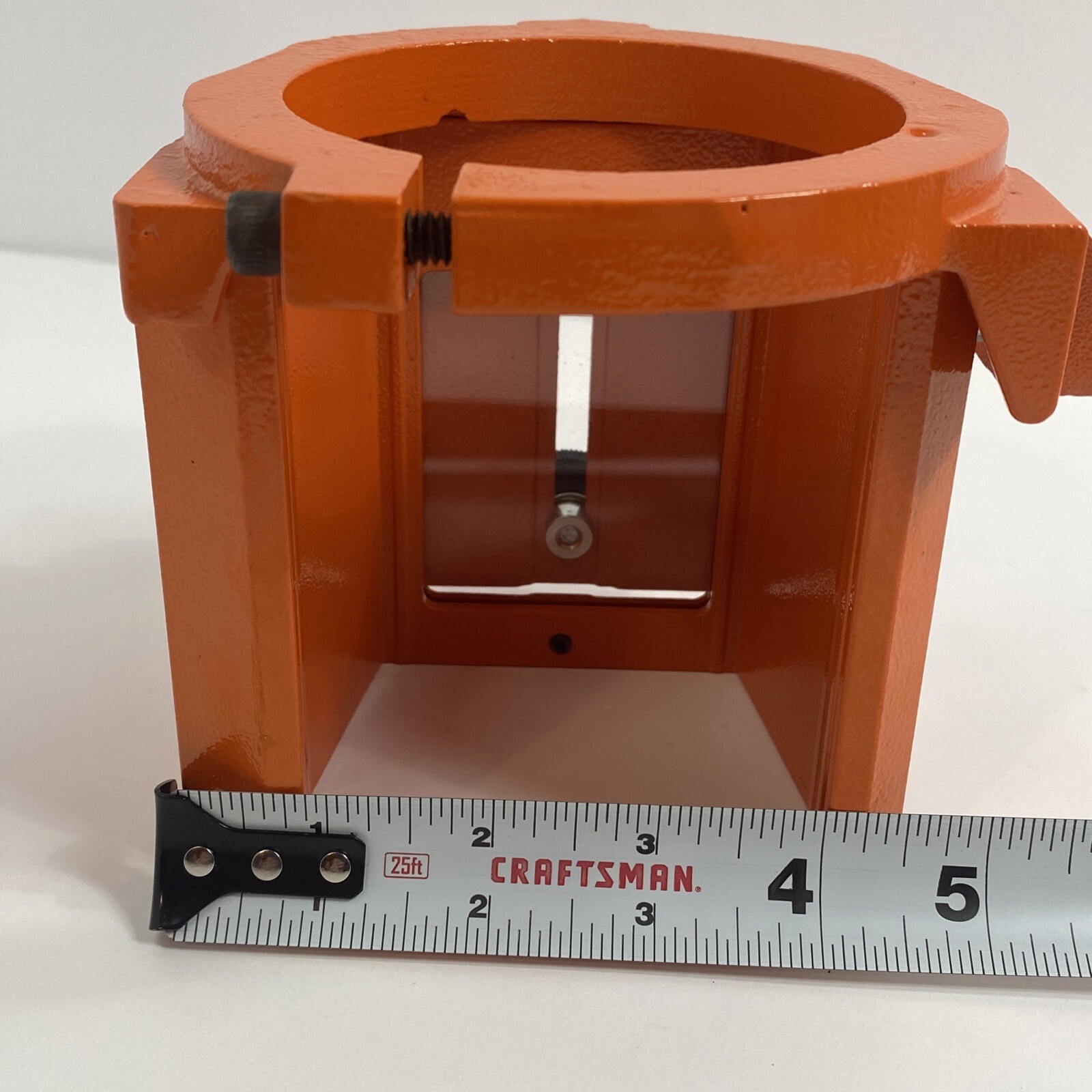 Drill Press Guard Orange Adjustable Unbranded Please See Pictures