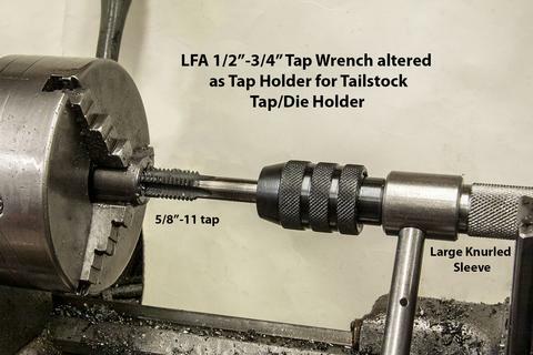 MT3 Lathe Tailstock Tap And Die Holder set Sliding Floating Type Wooden box