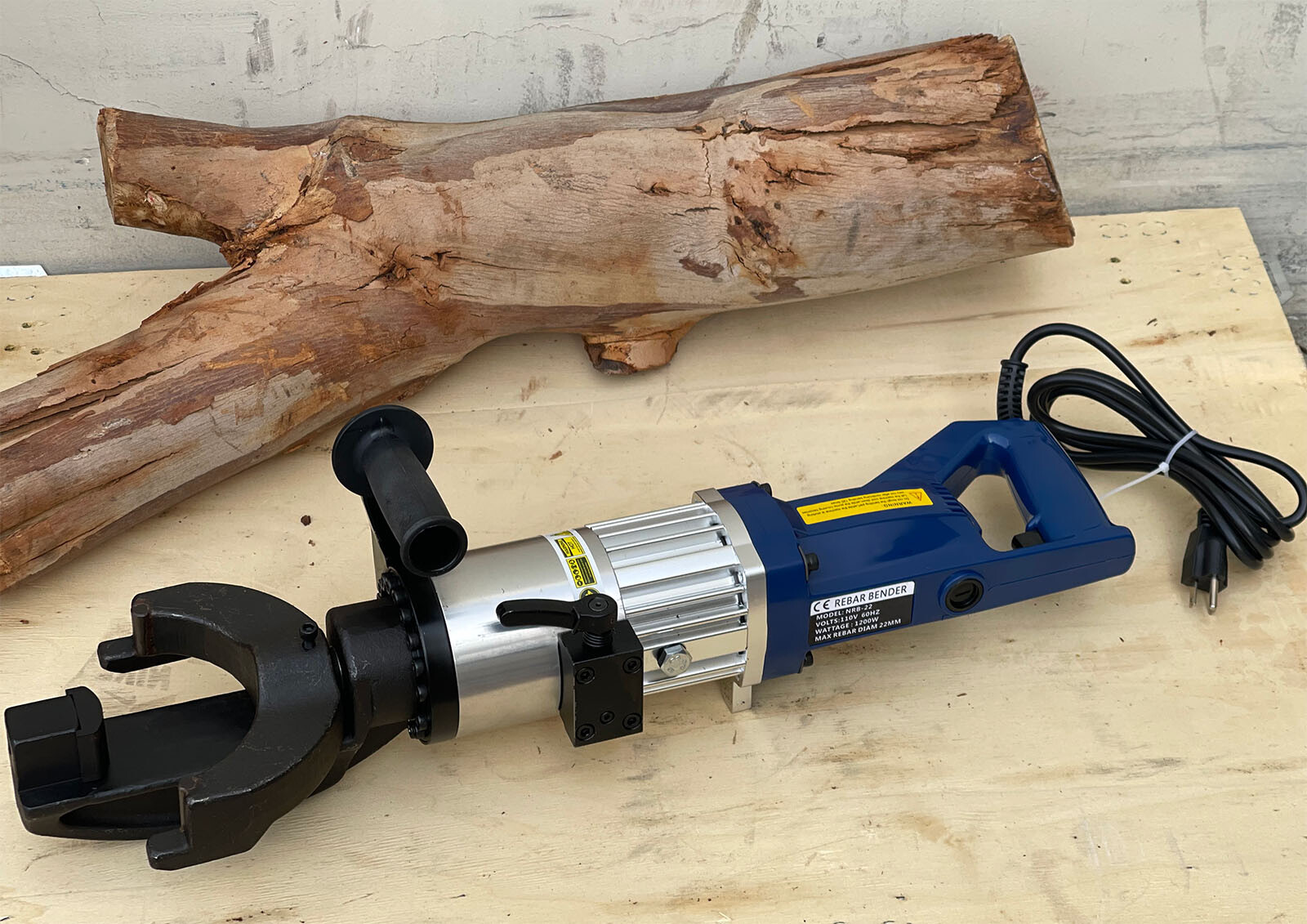 1200 Watt Portable Hand Held Electric Hydraulic Rebar Bender 7/8″ 22mm #7 Rod