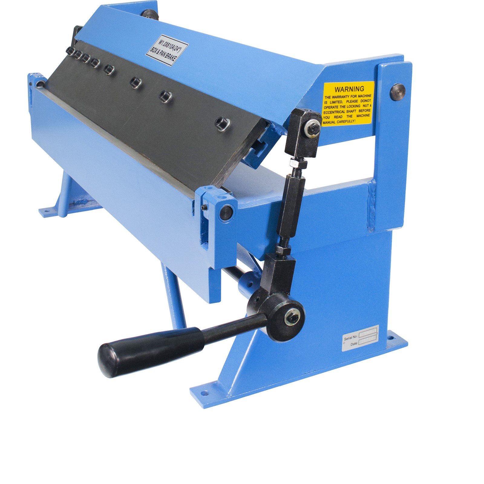Erie Tools 24″ Sheet Metal Pan and Box Brake with Adjustable Removeable Fingers