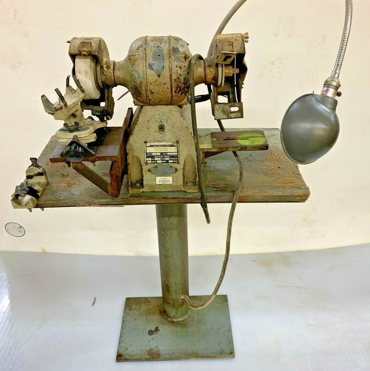 UNION TWIST DRILL, CRANK SHAFT POINT GRINDER, #1034, 1/4 HP, 3450 RPM, 115 VOLT