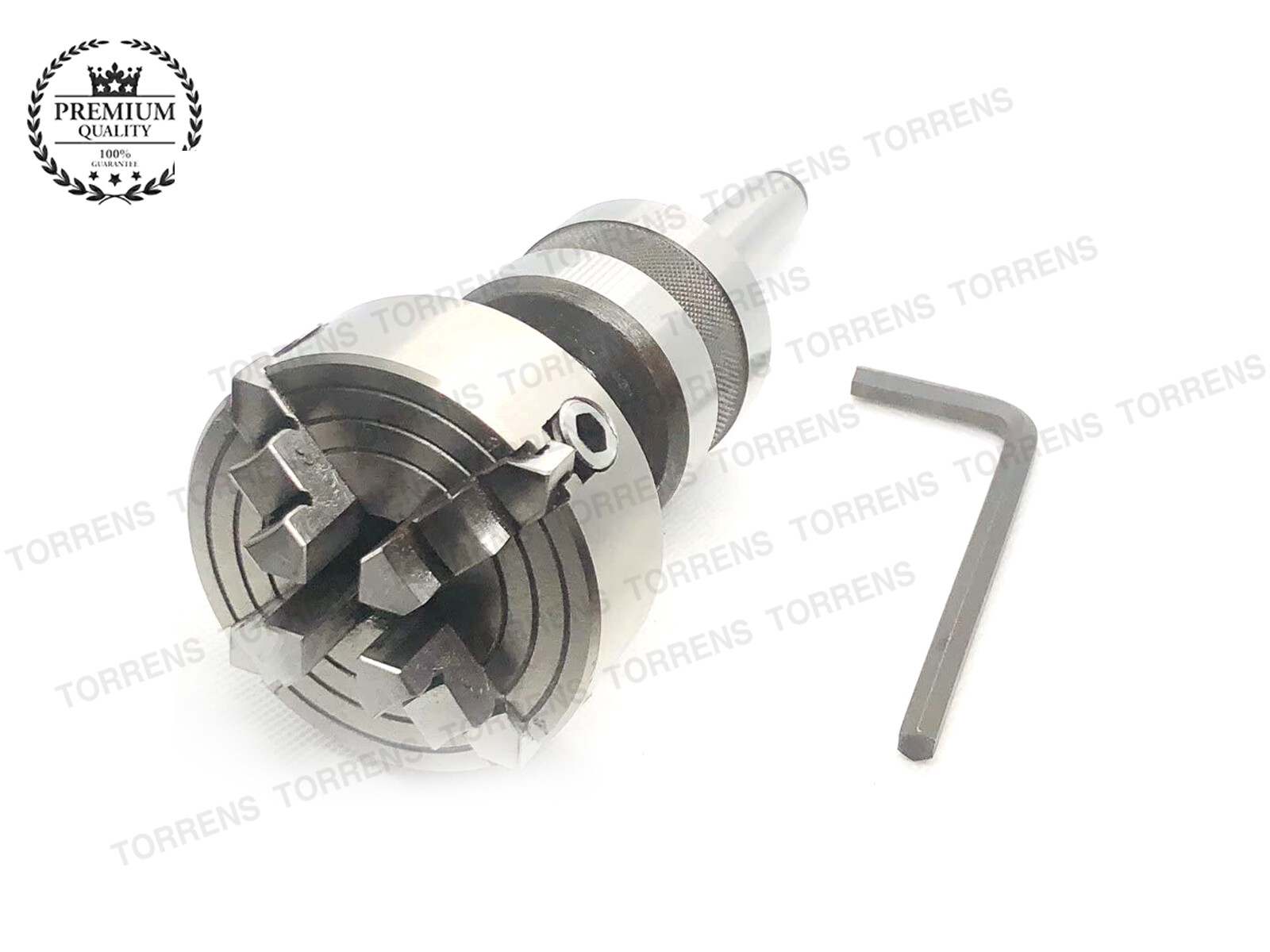 Revolving Center MT 2 Shank+ 4 Jaw Independent 70 mm Lathe Chuck Premium Quality
