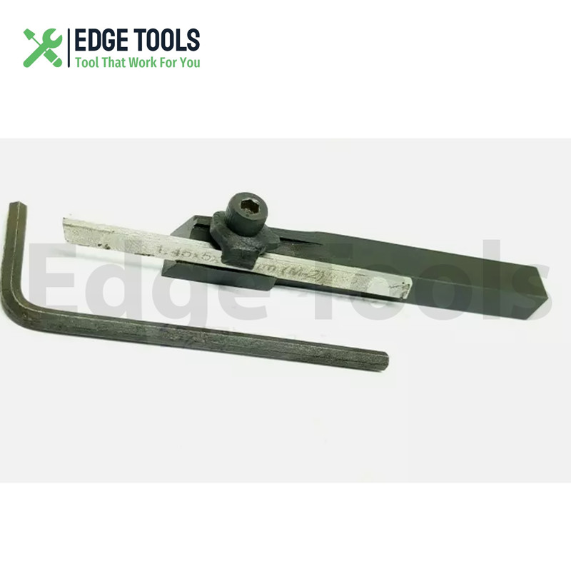 8mm Small Mini Lathe Cut Off Parting Tool Holder With 5mm M2 HSS 6 Pcs Blade USA