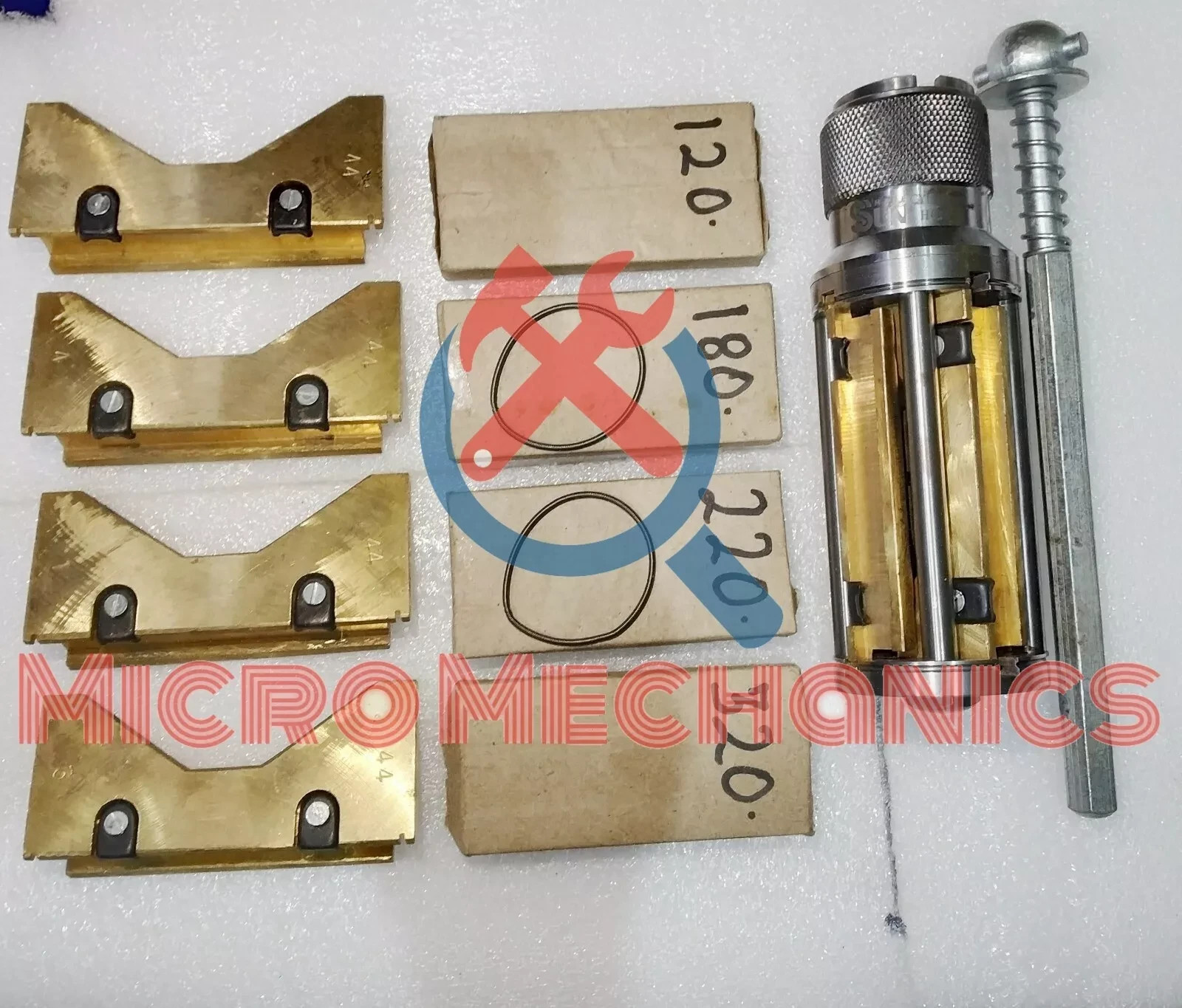 New Cylinder Engine Hone Kit 2-1/2″ To 5-1/2″ Honing Machine + 4 Set Of Stones