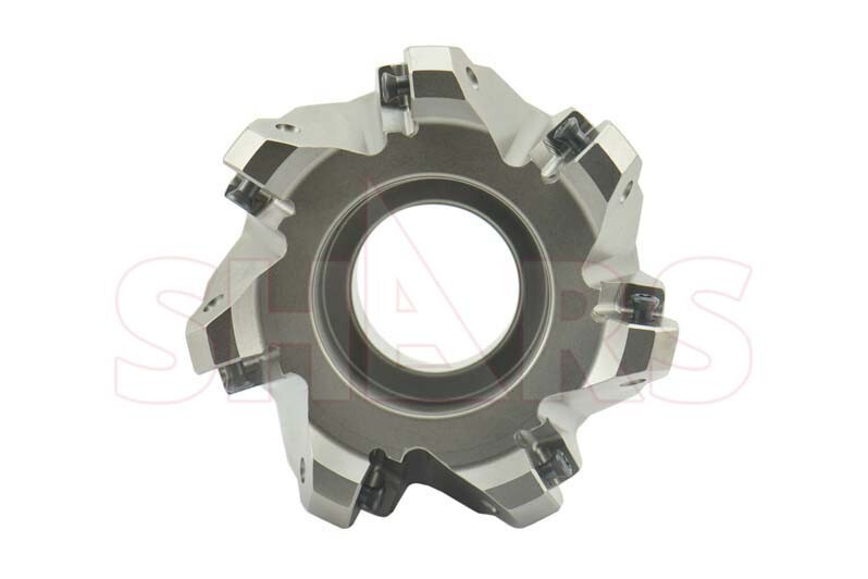 Shars 4″ 45° Indexable Face Mill ONHU 16 Cutting Edge Insert + Certificate R[
