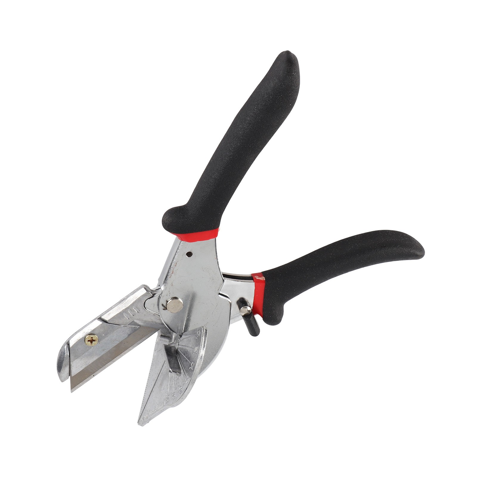 Angle Shear Cutter Non‑Slip Black Handle Hand Tool For Cutting Thin Wood CEL