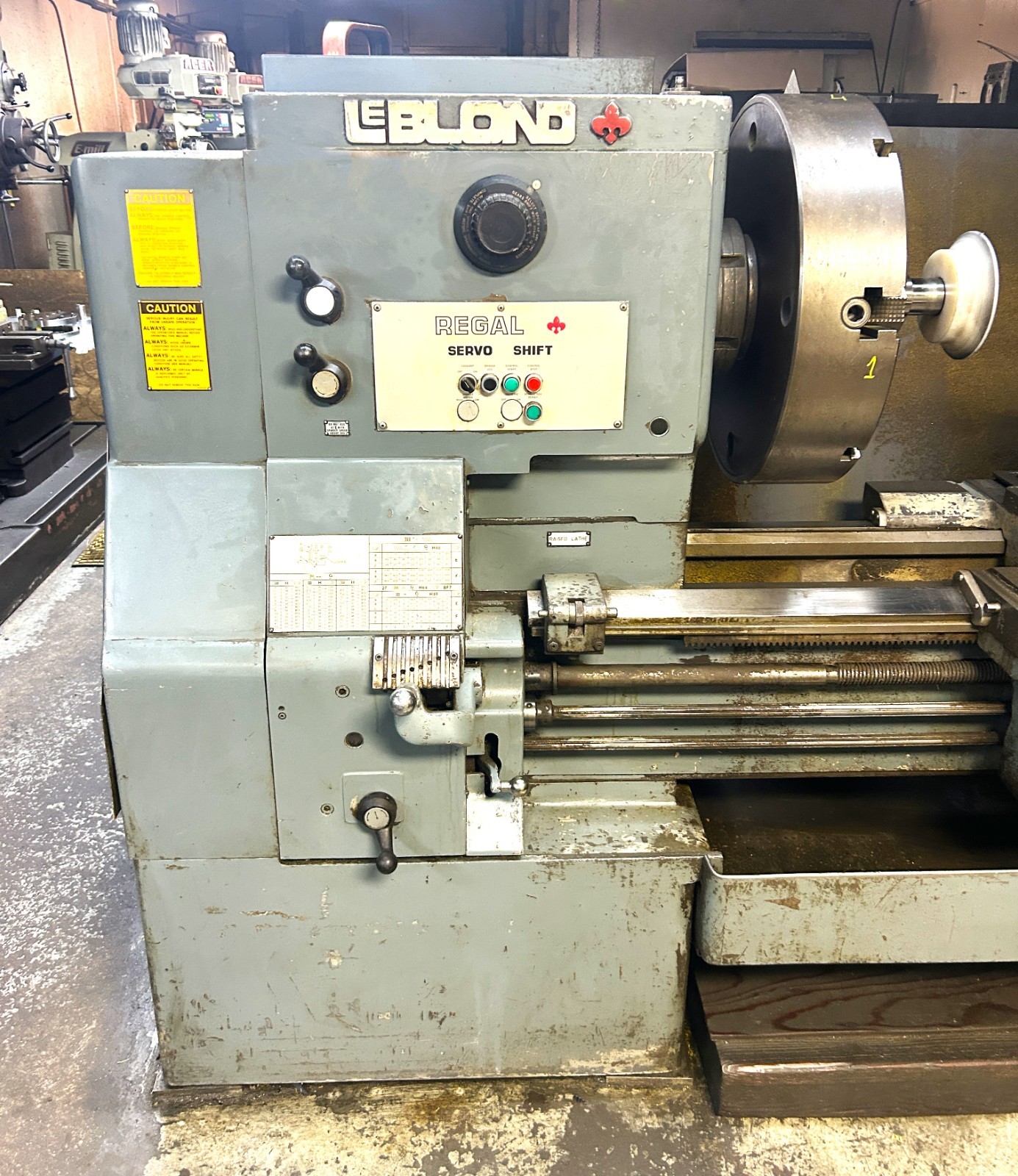 LeBlond Regal Servo Shift 36″ x 72″ Geared Head Hydraulic Tracing Lathe (1981)