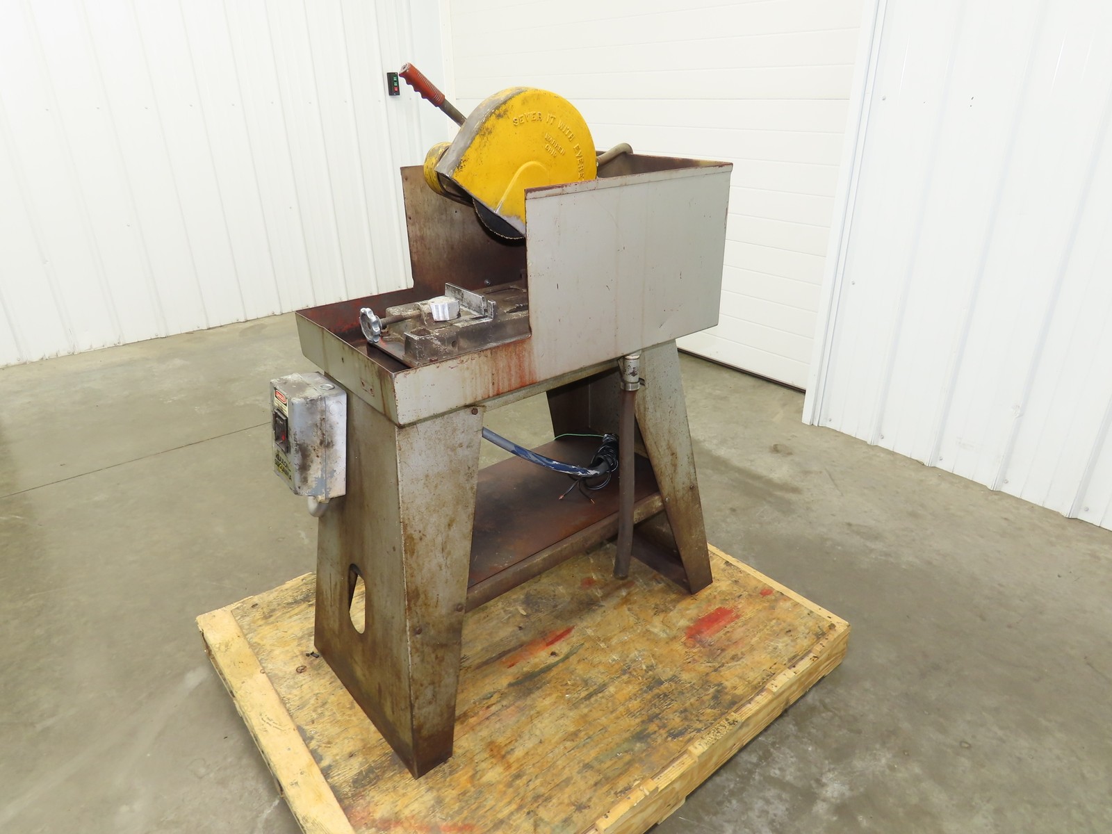 Everett Model 10 Cut Off Abrasive Metal Saw 10″ Blade 3Hp 3450 RPM 230/460V