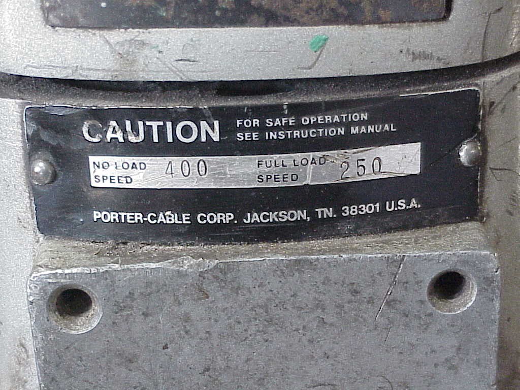 Porter Cable 3/4″ Magnetic Drill Press mod 400 250 rpm BUX DH3/4 Frame & Magnet