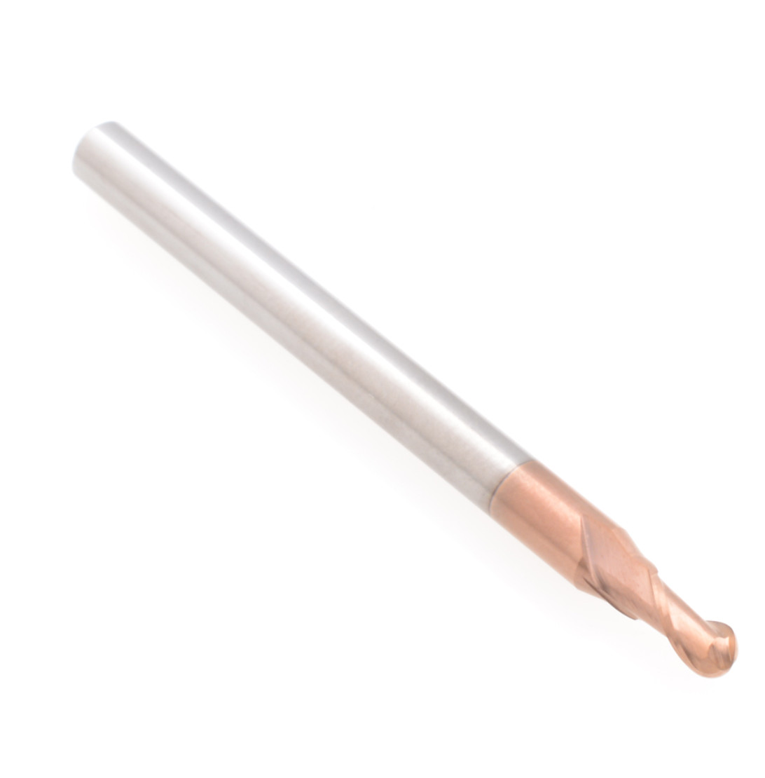 Slons S100 Solid Carbide Ball Nose End Mill HRC50 CNC Milling Cutting Tool