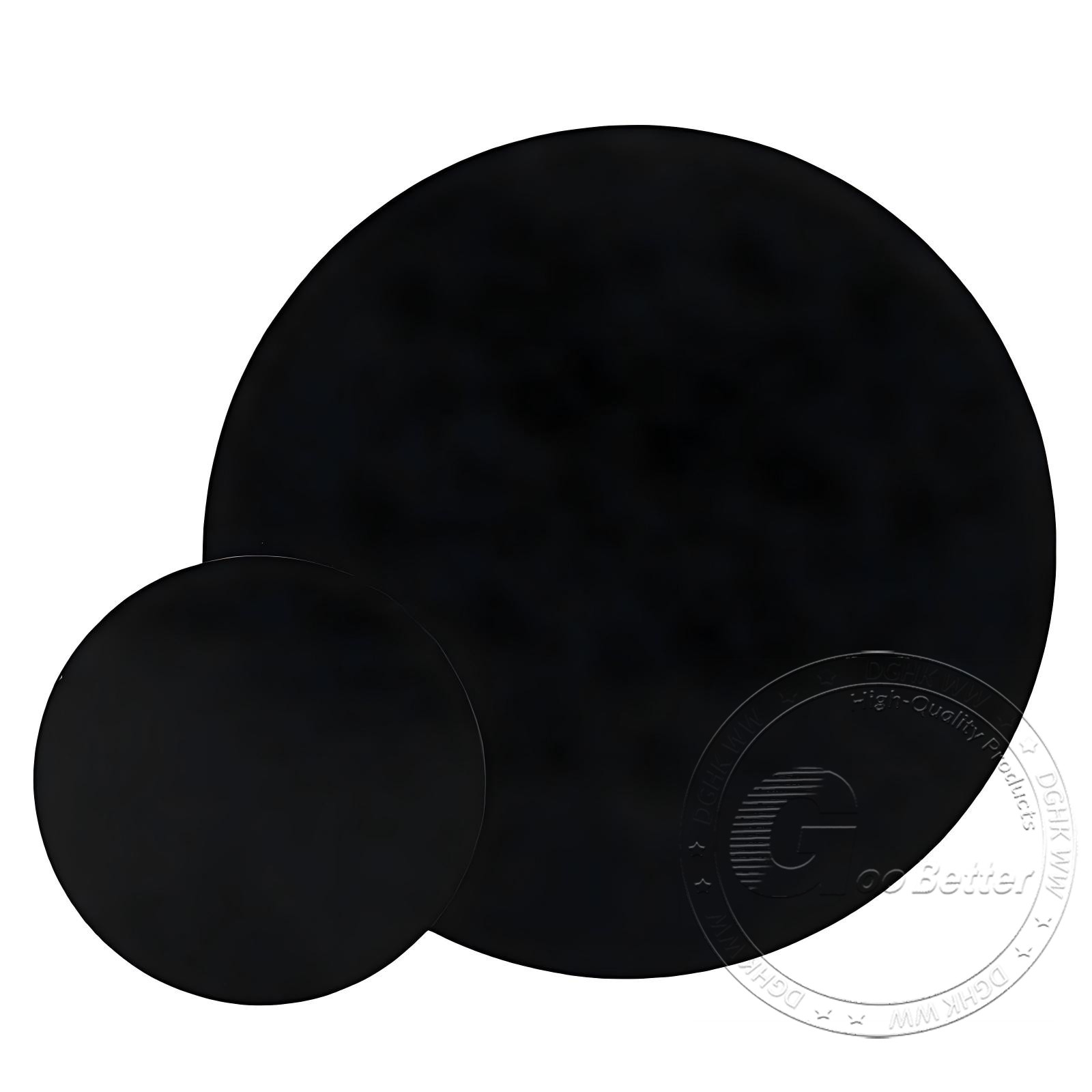 Black Polypropylene Round Disc Dia 20-400mm PP Plastic Sheet Thickness 1-30mm
