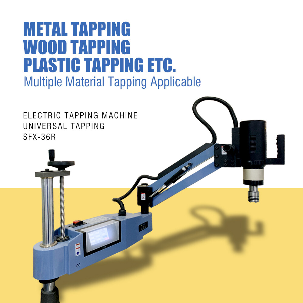 M6-M36 Electric Tapping Arm+ANSI Collets+Drill Chuck Adapter and Connecting Rod