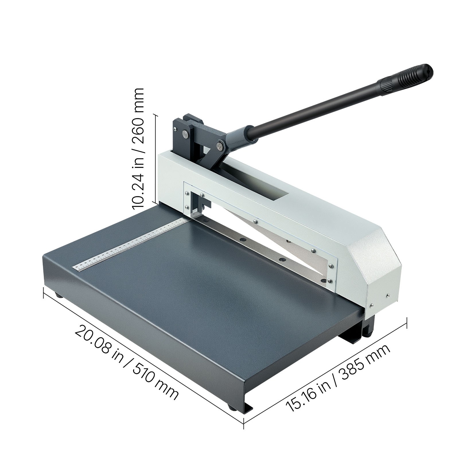 Uimoso 12 in Manual Guillotine Shear for Cutting Metal Sheets and Plates