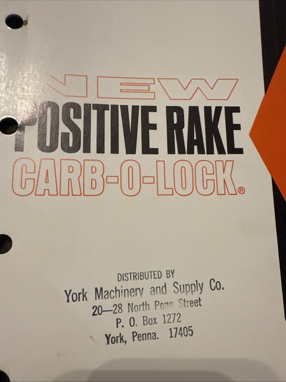 Vintage Carboloy Tool Catalog USA 🇺🇸