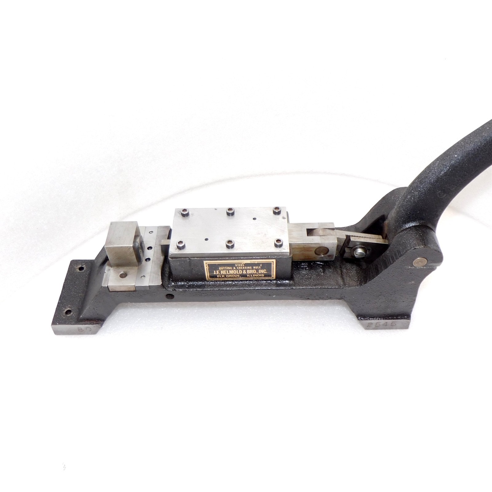 Helmold steel cutting and creasing rule notcher shear metal working machine tool