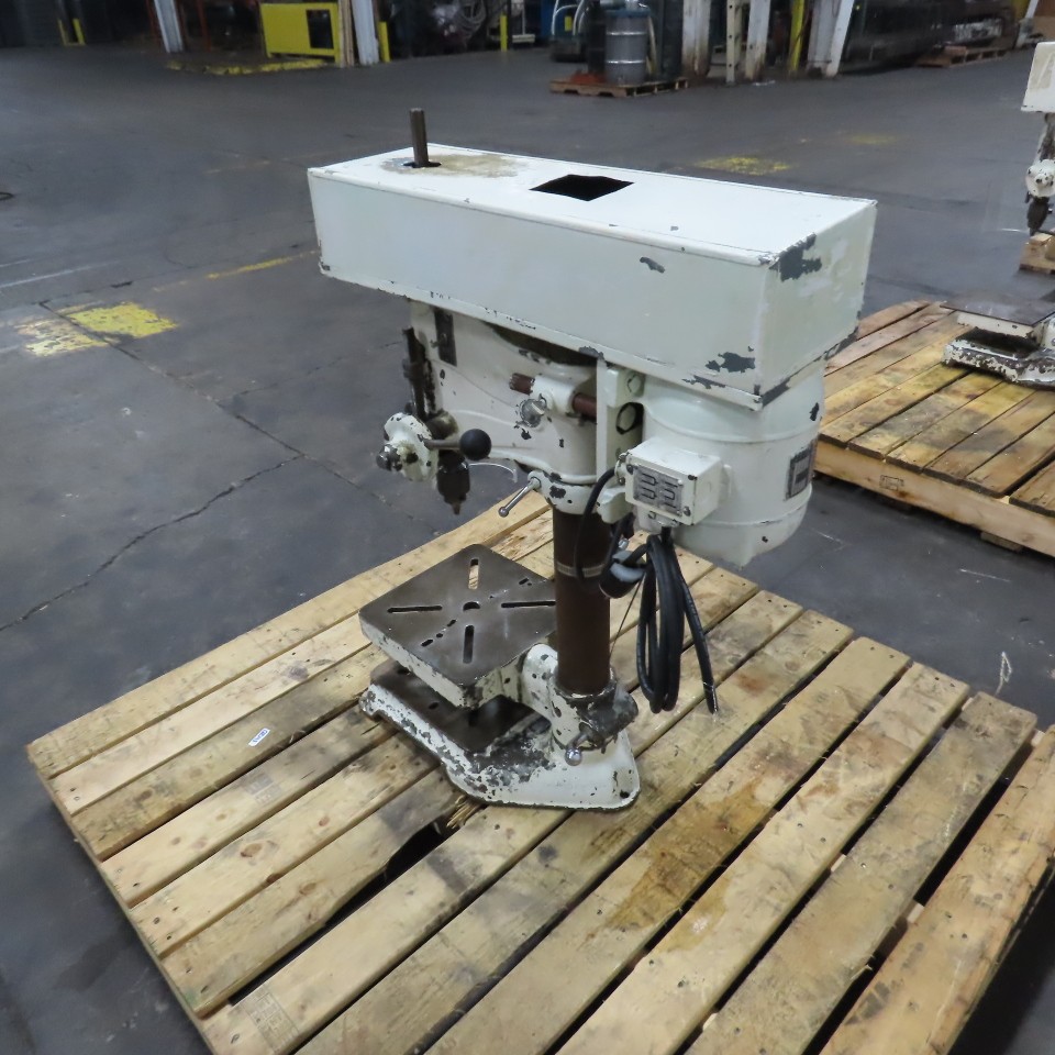 Atlas No. 64 1/2HP 15″ Bench Drill Press 120V 1PH 1/2″ Chuck 600-5200RPM