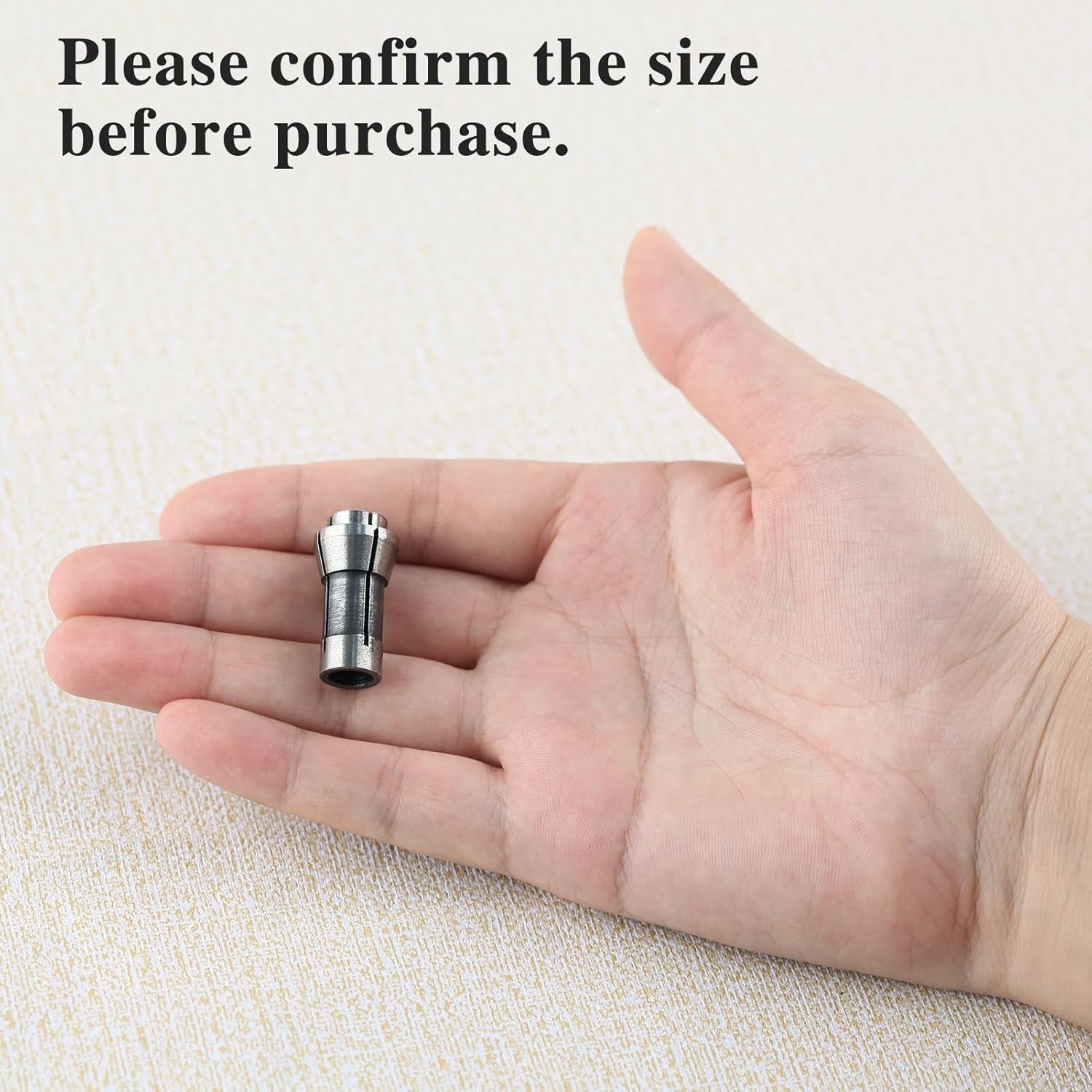 4 Pcs Die Grinder Collet Adapter Set for 1/4″ & 1/8″ Arbors – 3mm & 6mm Chucks