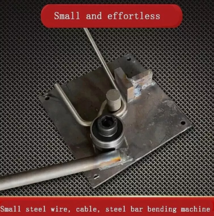 1-8mm Manual Steel Bar Bender Portable Construction Building Bending Machine New