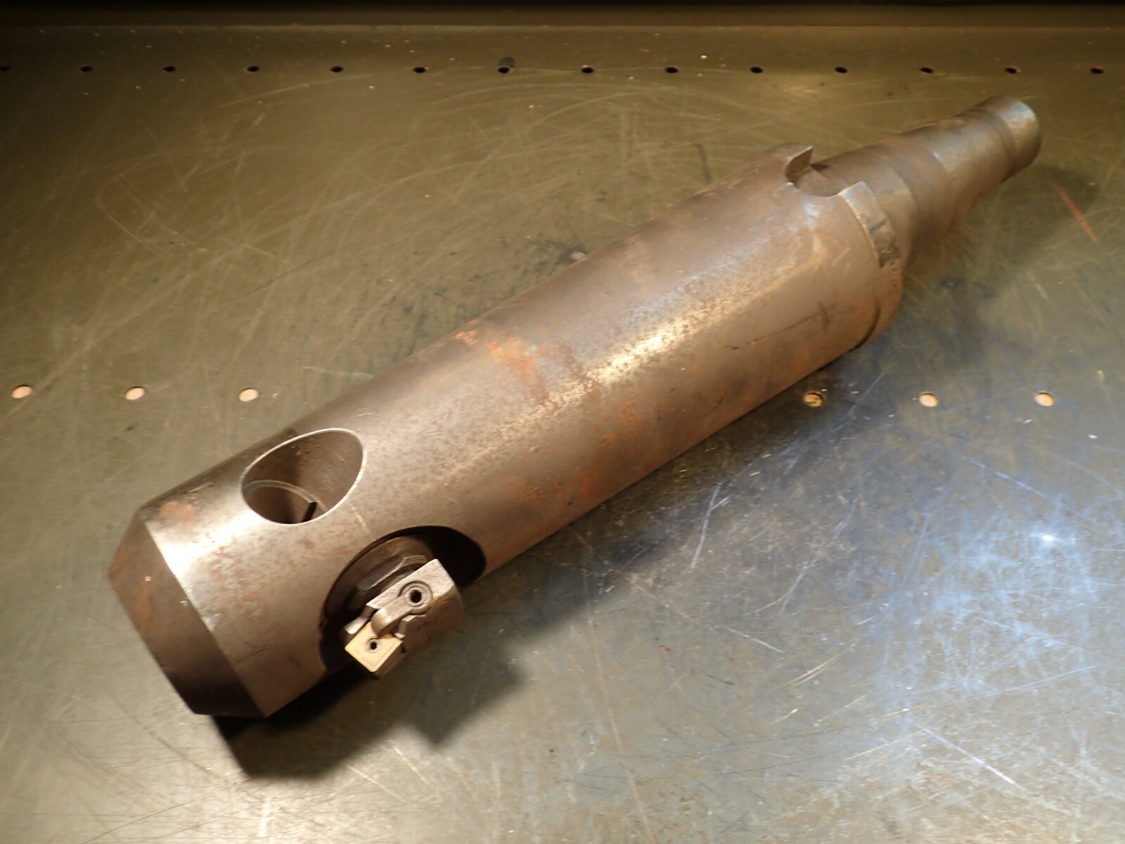 Microbore 50M-712T Indexable Carbide Boring Head: 3-3/4″ Body 12-1/4″ Projection