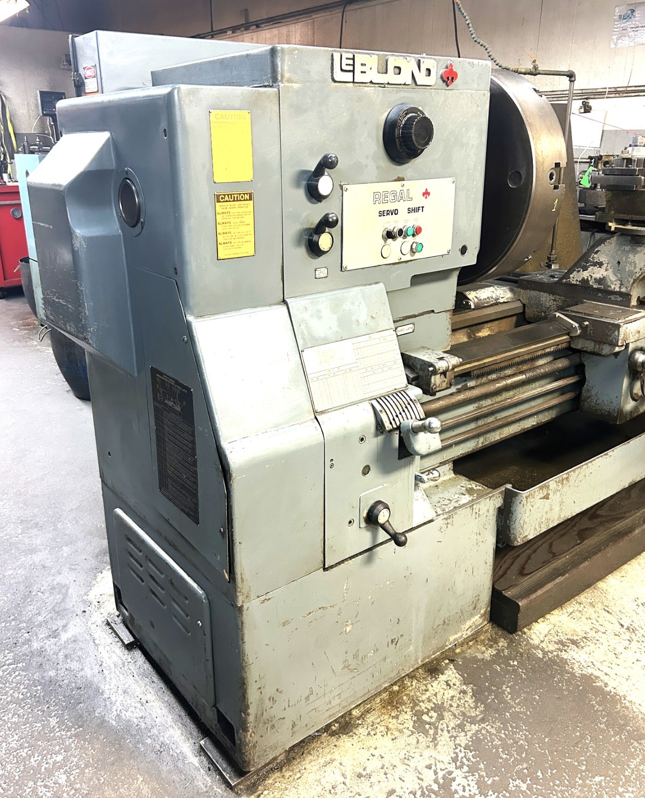 LeBlond Regal Servo Shift 36″ x 72″ Geared Head Hydraulic Tracing Lathe (1981)