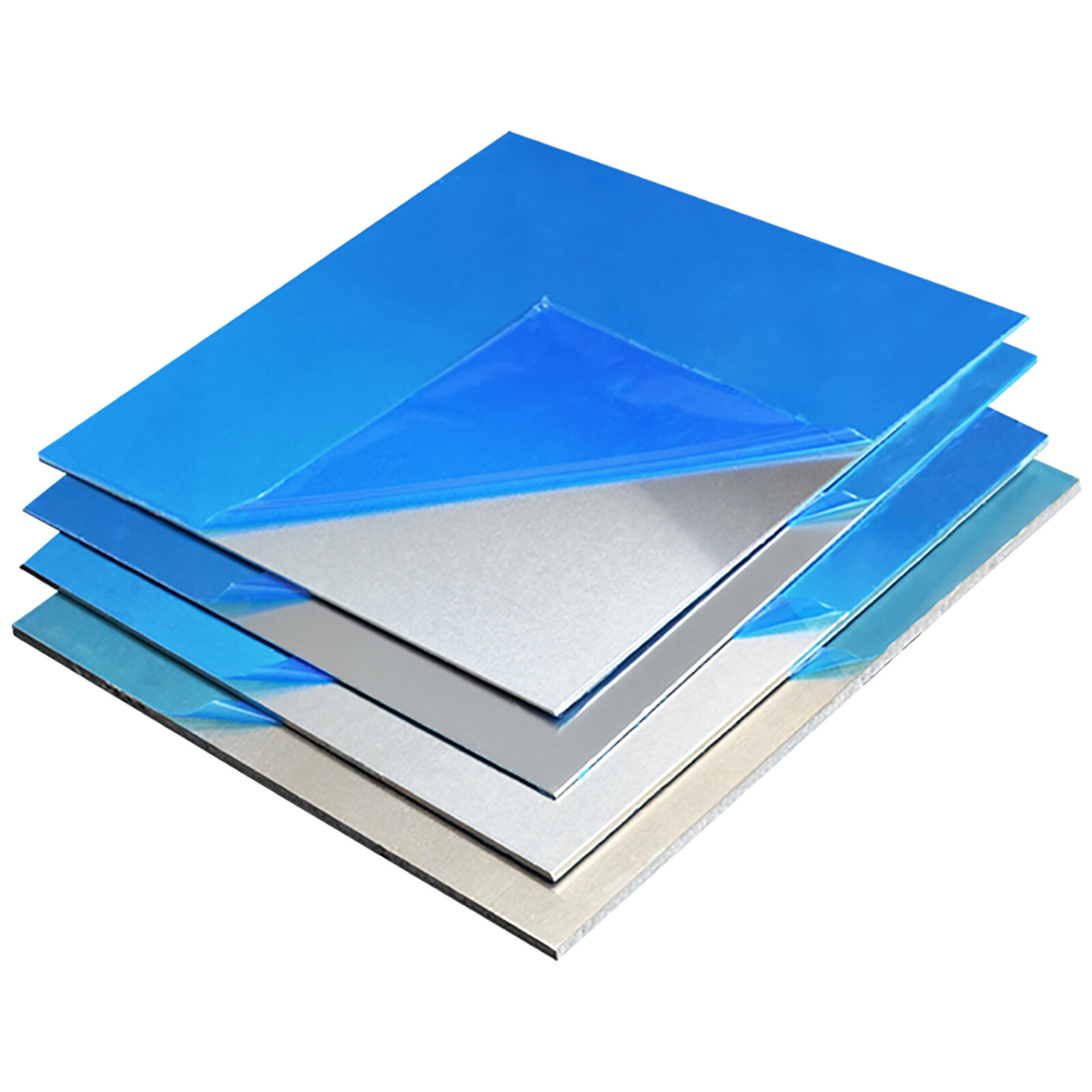 10pcs Aluminium Sheet Plate 7075 Alu Board | Thick 4mm | 100x100mm Wide