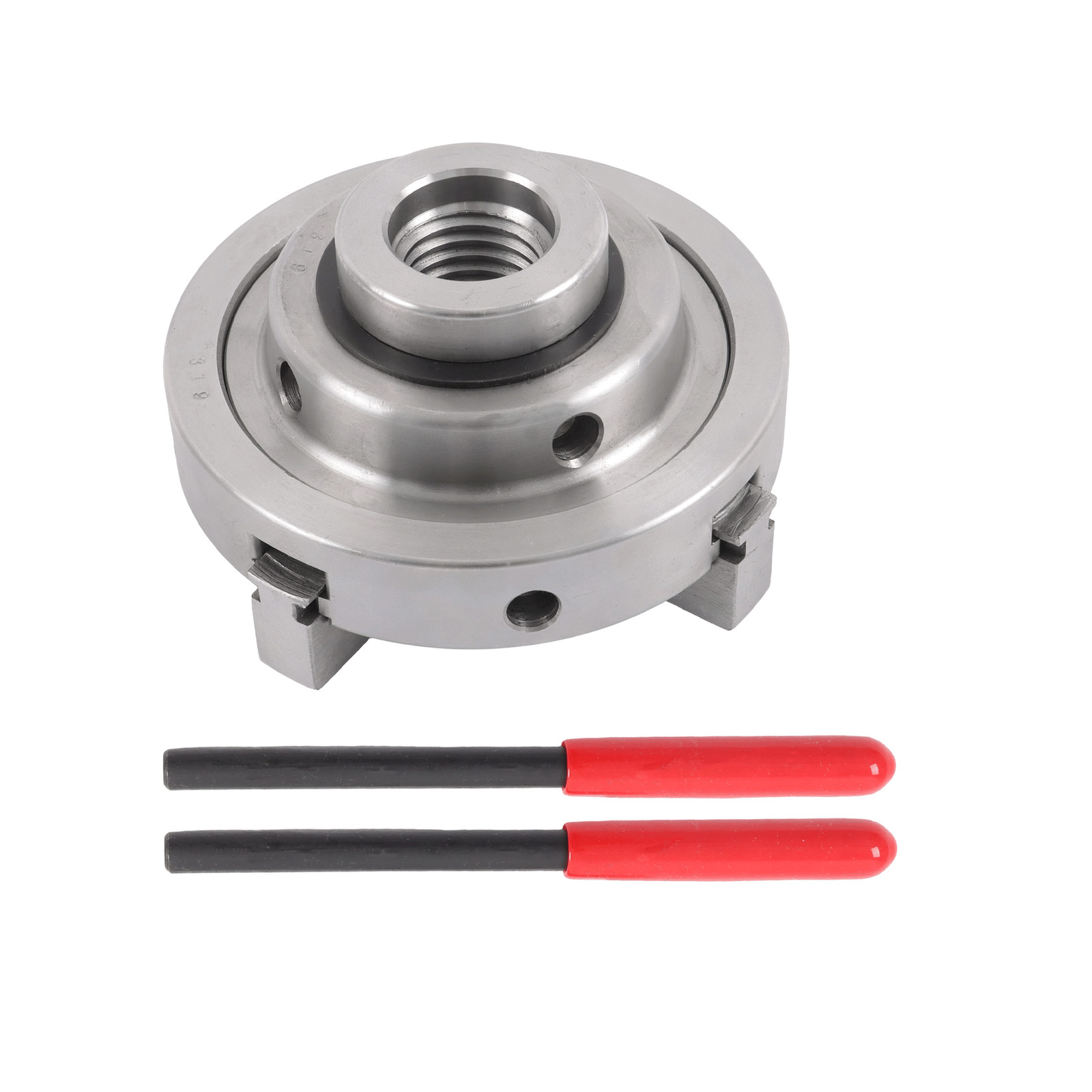 4″ Self Centering 4 Jaw Lathe Chuck 1×8 TPI Thread for Wood Turning