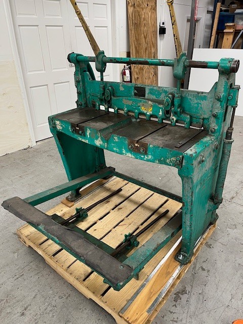 Peck Stow & Wilcox Shear 36″ x 18ga , foot kick