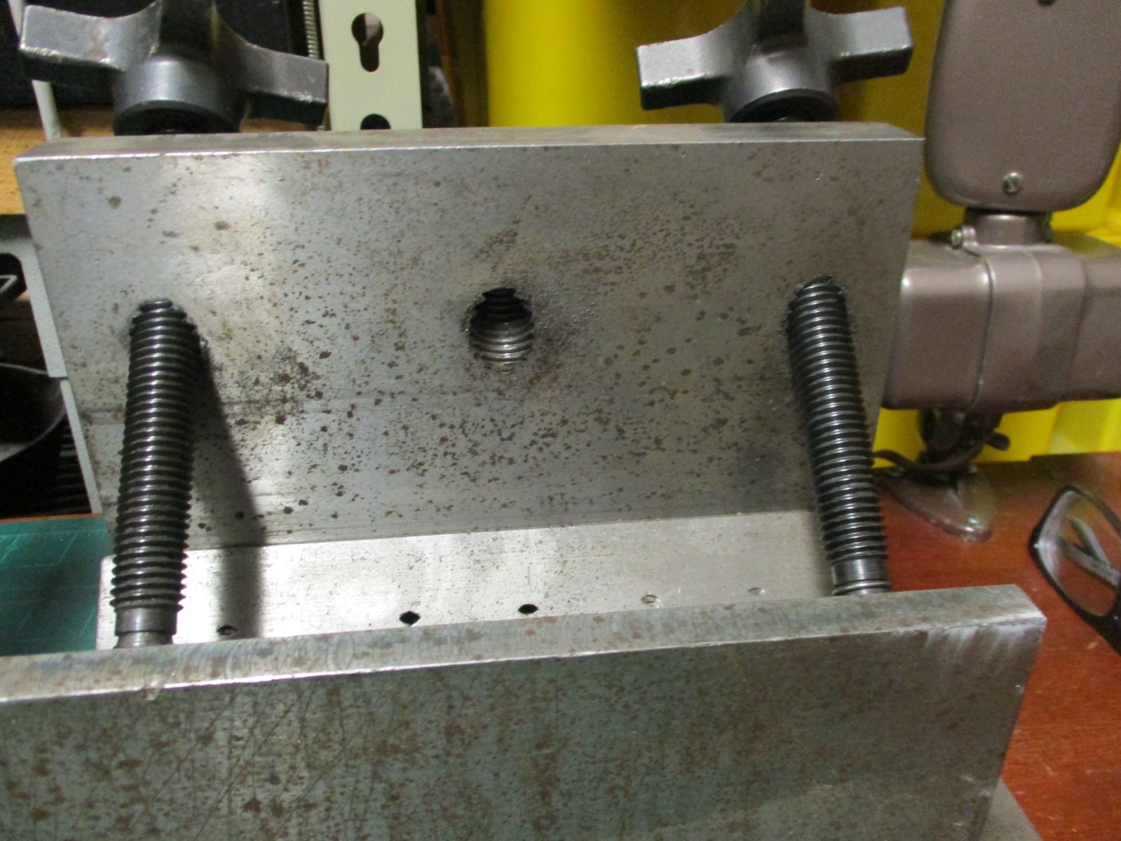 MACHINIST TOOLS * HEAVY DUTY V-BLOCKS * PAIR * SHOP MADE