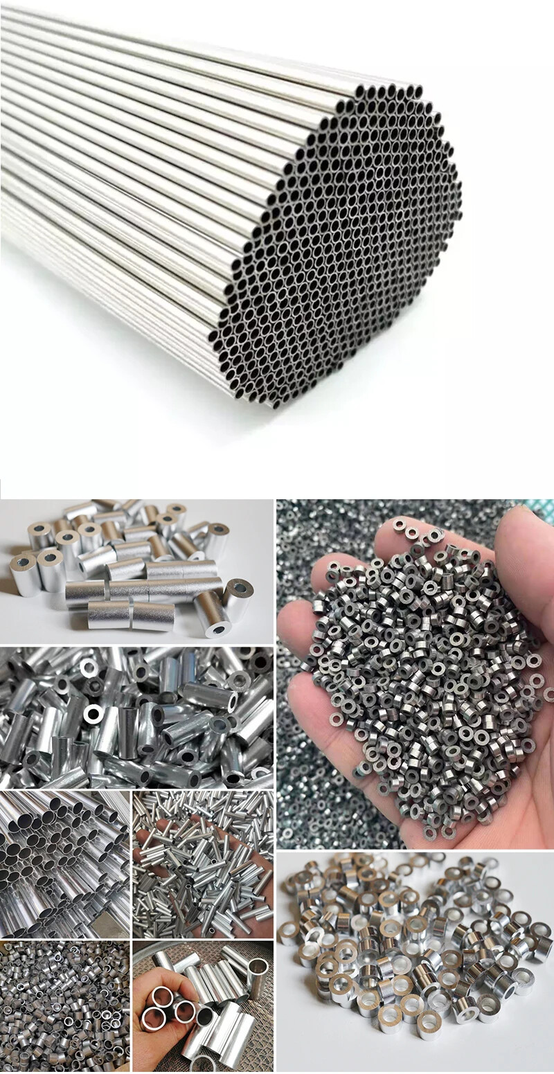 Aluminum Alloy Tube Pipe 0.5mm Thickness 2-30mm OD Straight 300mm 500mm Long Kit