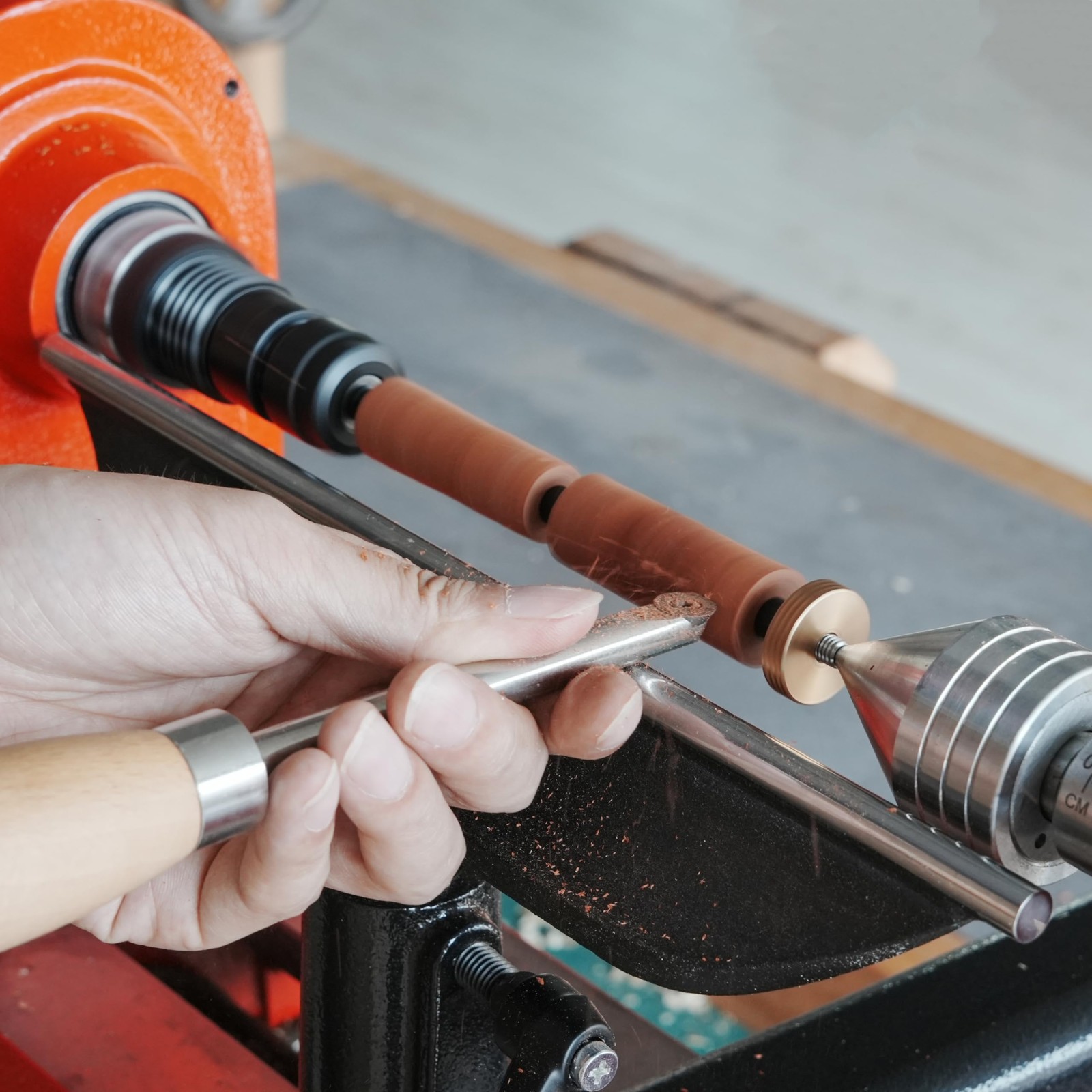 Pen Mandrel with MT1 Adaptor for Woodturning Lathe Pen Making DIY Tools
