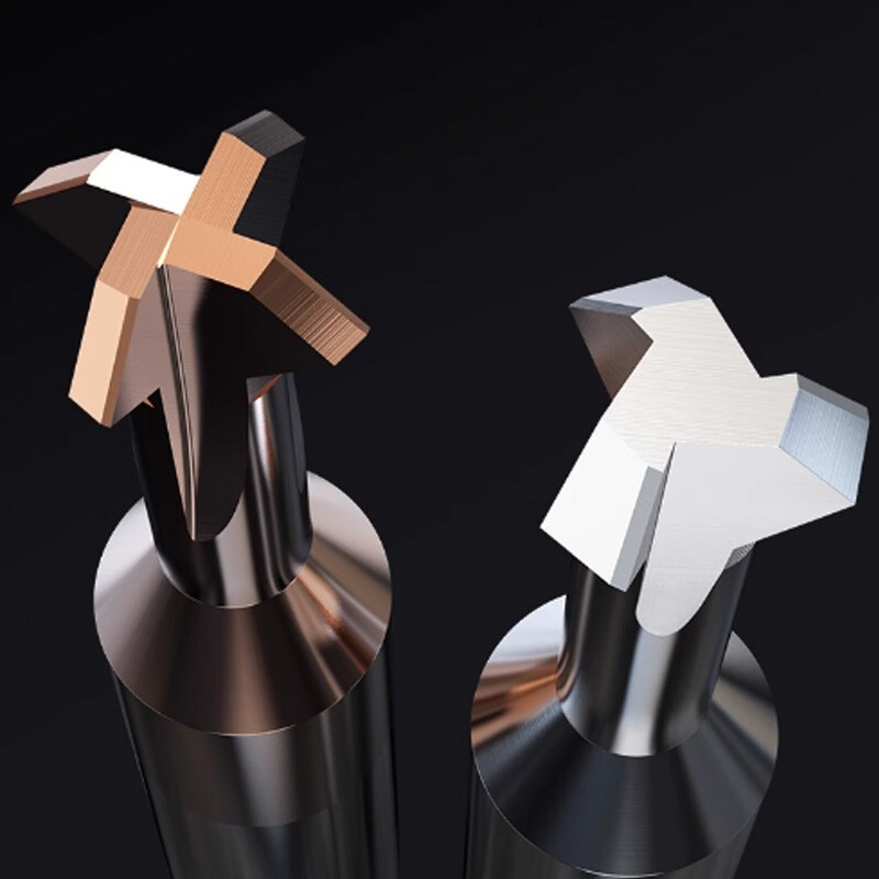 Carbide Chamfer Cutter Deburrer Double Angle End Mill Ø3-12mm 3/4 Flute Milling