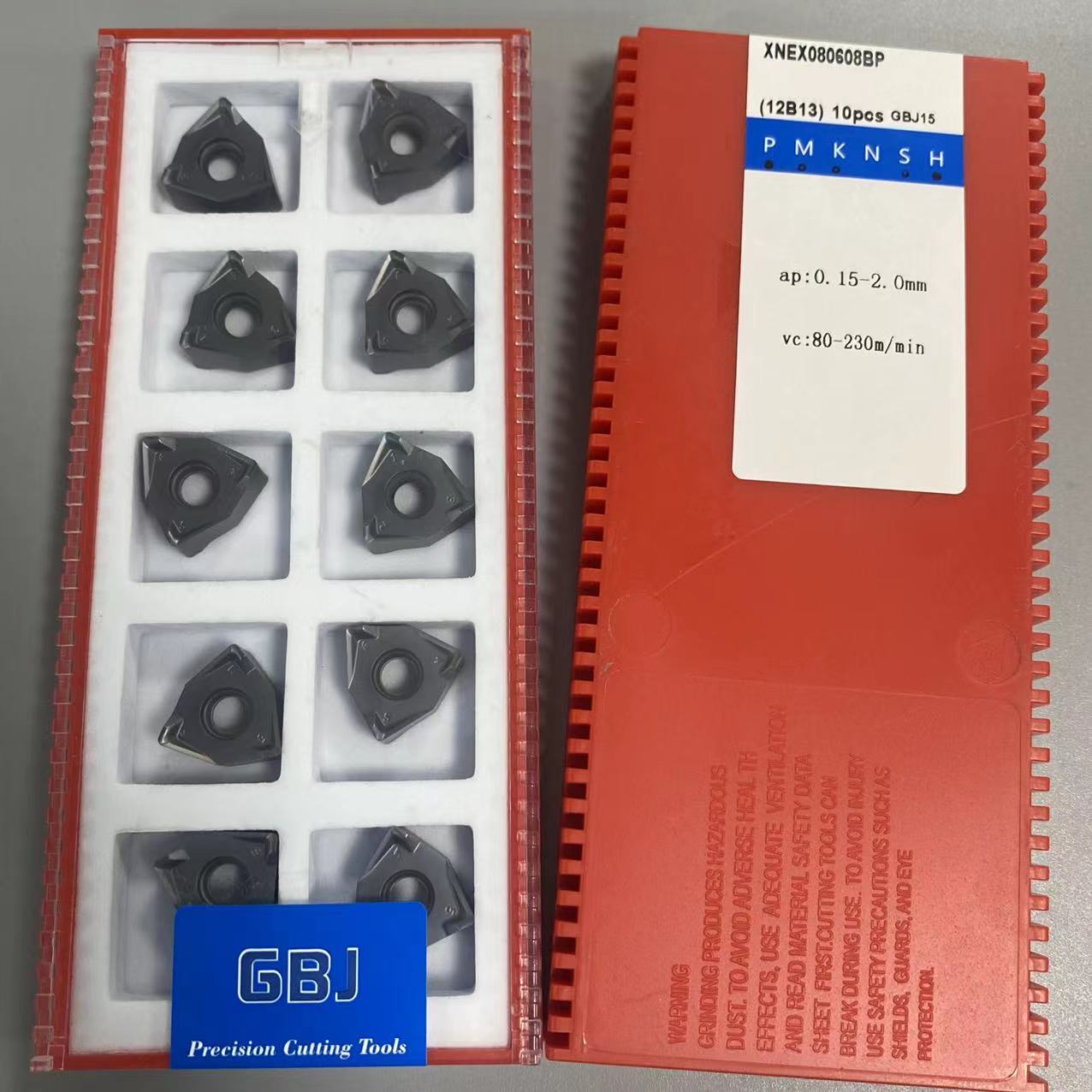 GBJ XNEX 080608 BP Carbide Milling Insert Machining hard steel stainless steel