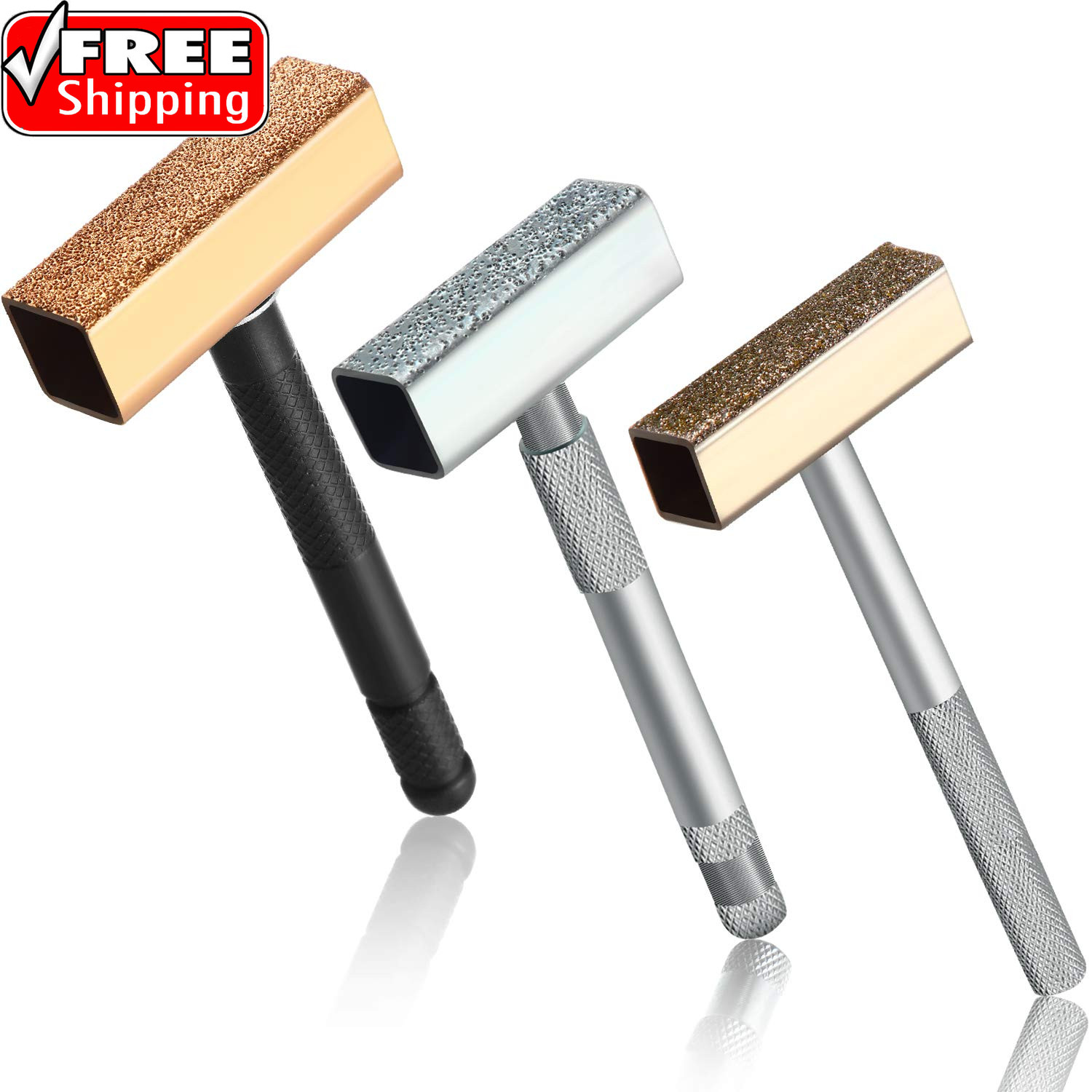3 Pieces Grinding Wheel Dresser Tool Diamond Stone Grinding Dresser Tool with Fl
