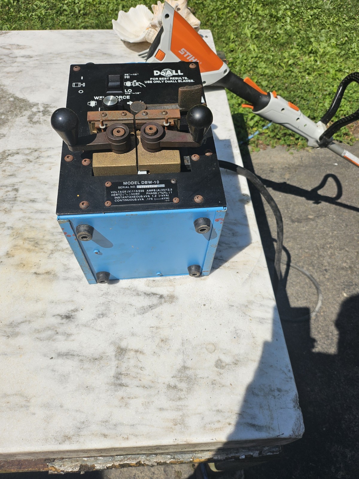 DoAll DBW-10 Bandsaw Blade Welder Portable
