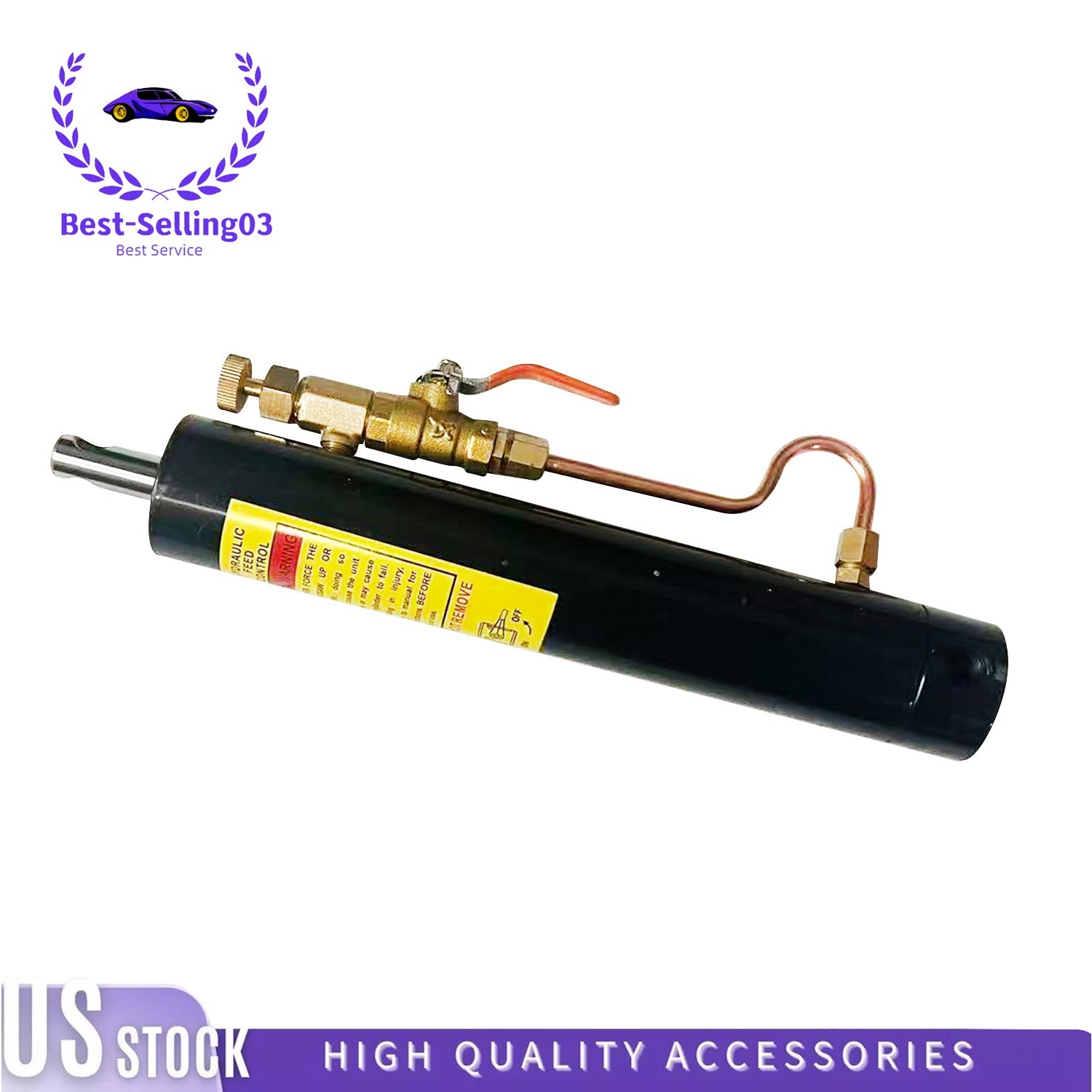 Hydraulic Cylinder Downfeed Control Cylinder BS-712R Fits Metal Cutting Band Saw