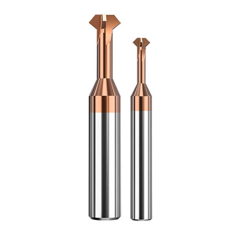 Carbide Chamfer Cutter Deburrer Double Angle End Mill Ø3-12mm 3/4 Flute Milling