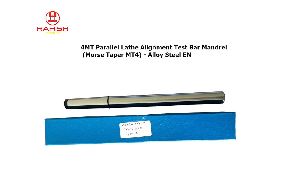Parallel Lathe Alignment Test Bar Mandrel (Morse Taper MT4) 4MT – Alloy Steel EN
