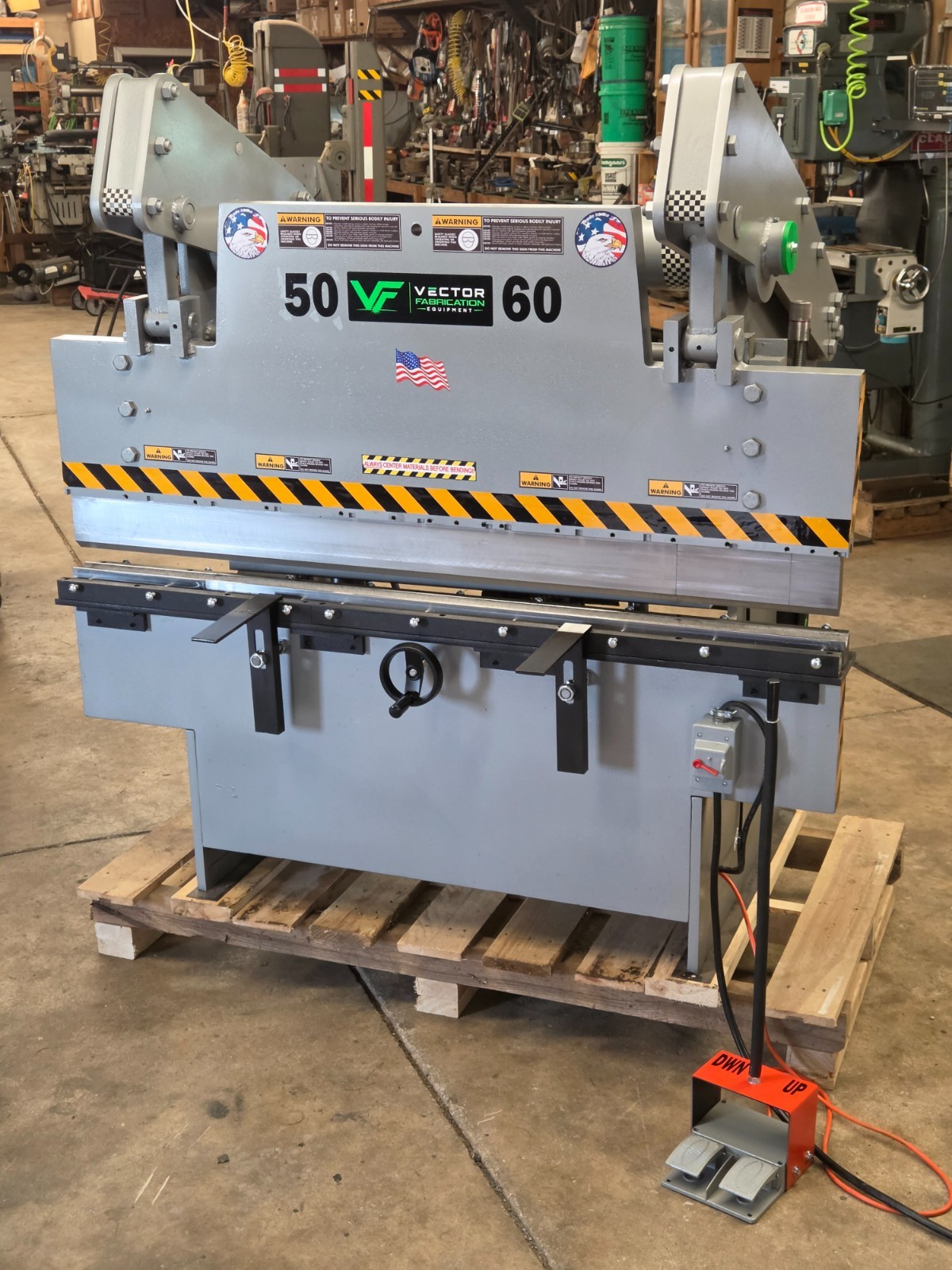 50 Ton 60″ Vector Hydraulic Press Brake