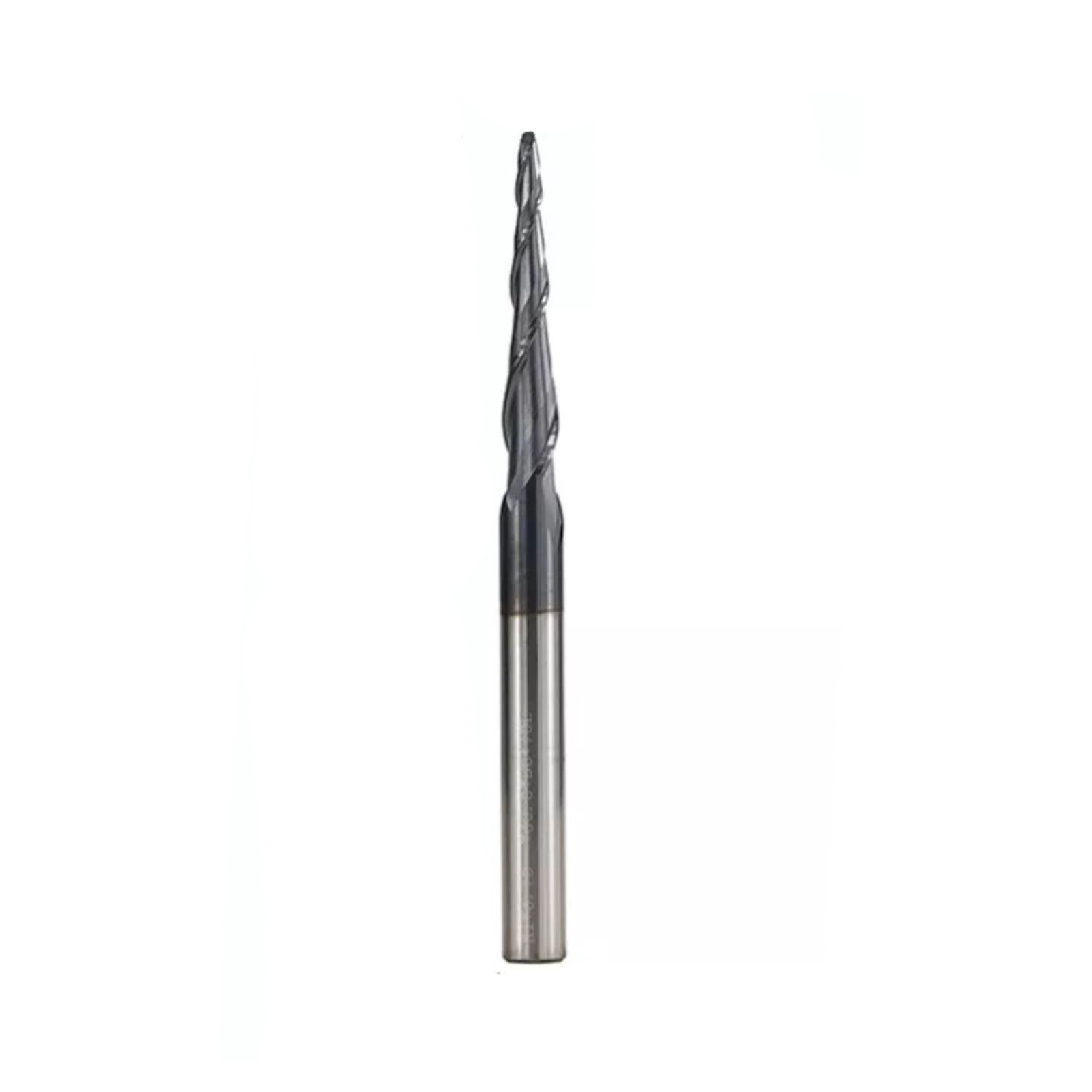 Tungsten steel CNC Router Bit Shank Tapered Spiral End Mill Ball Nose Radius