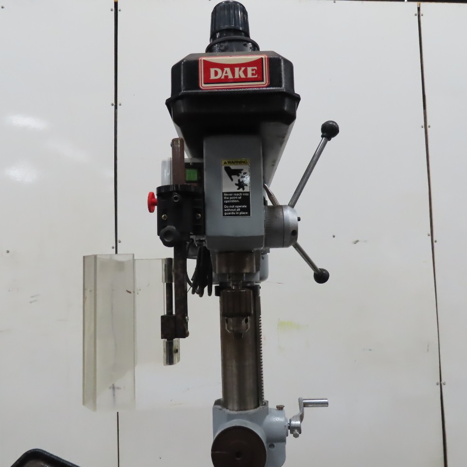 Dake 977102-1 N/A 18″ Swing Cart Mounted Drill Press 115V 1Ph 3600-575RPM