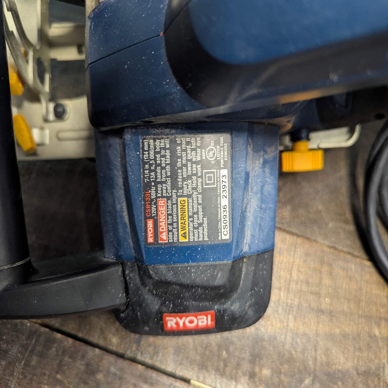 Ryobi 7 1/4″ 13 amp Corded Circular Saw CSB133L
