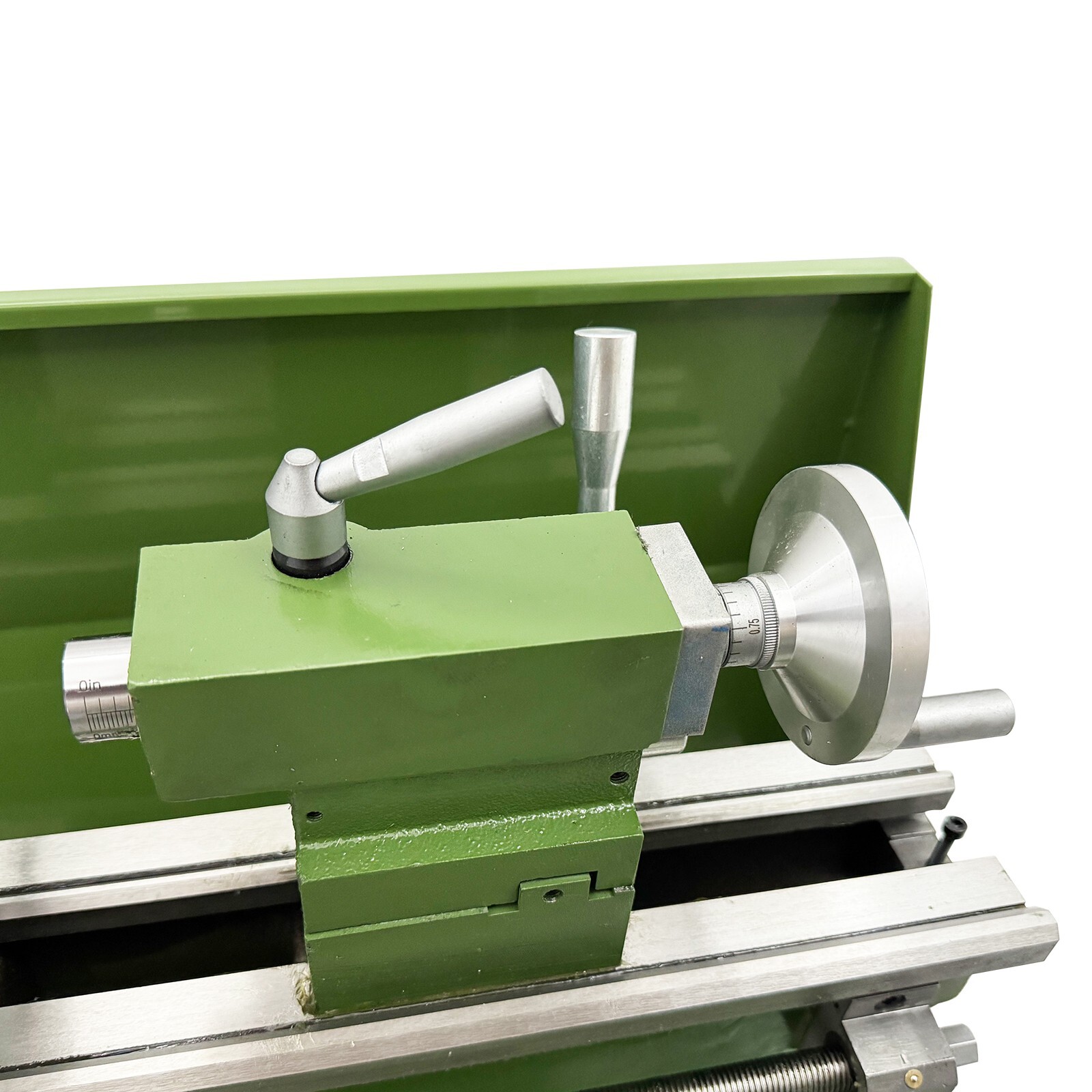 110V 1100W Double Chuck Precision Metal Bench Lathe 8″*29.5″ With Grating Ruler