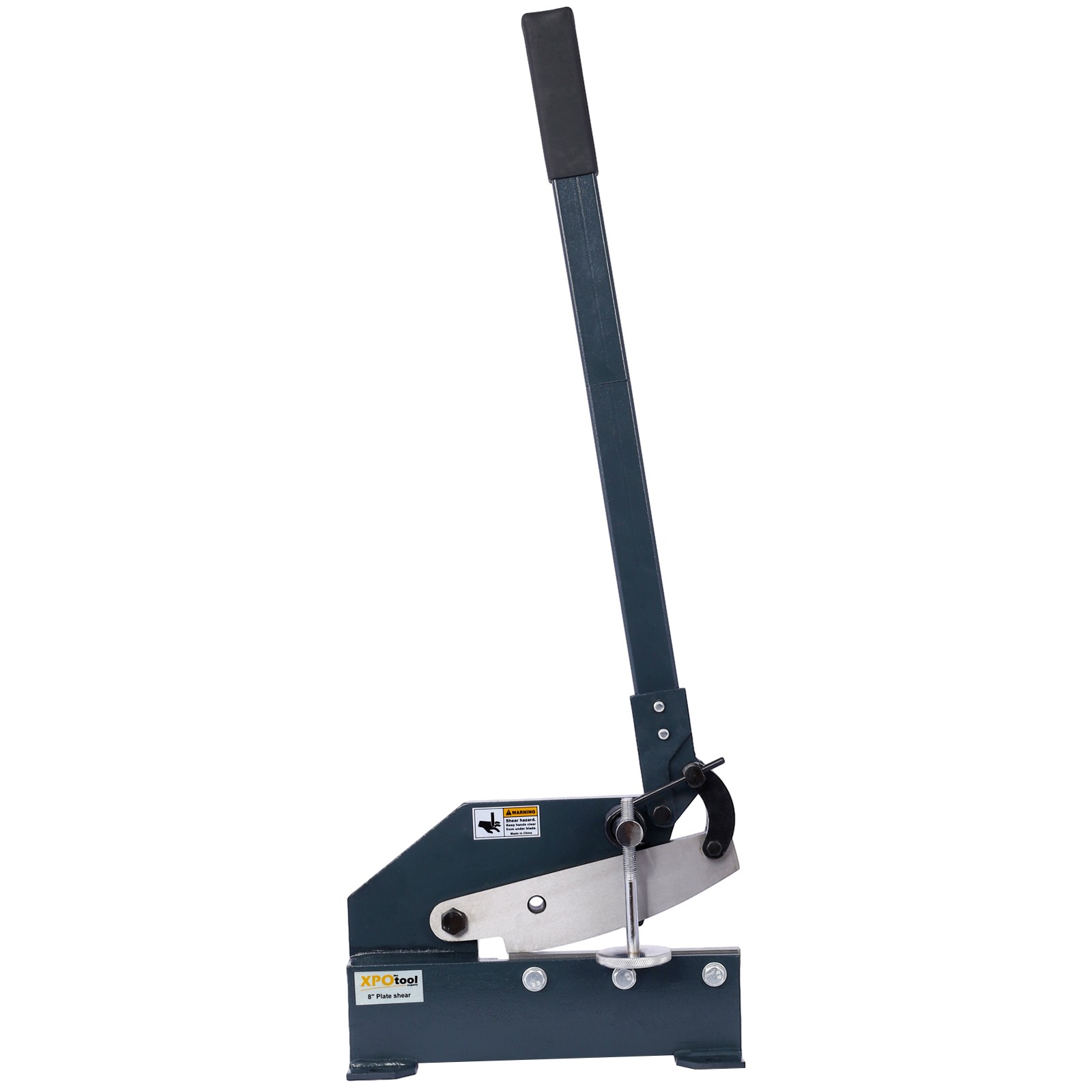 8″ Precision Sheet Metal Plate Shear – Durable Gray Cutting Tool