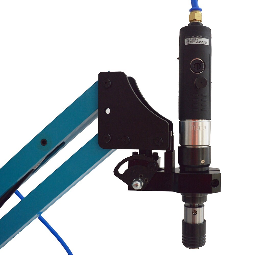 Pneumatic Vertical Tapping Machine Drilling Threading Tool Flexible Arm M3-M12