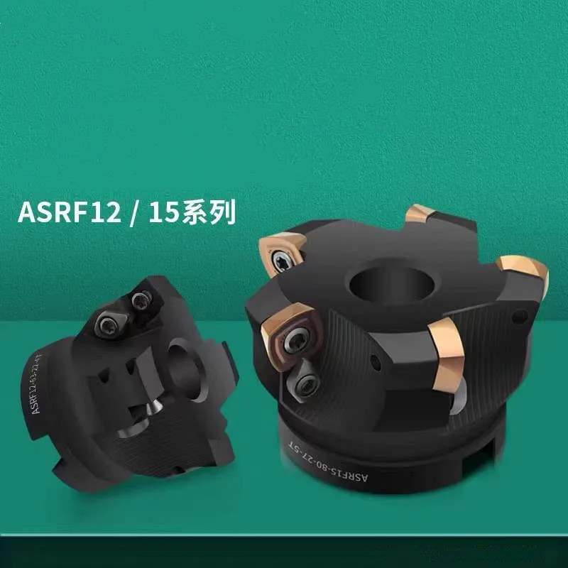 Carbide Indexable Face Milling Cutting ASRF12 50-22-4T 15 80-27-5T for SDMT1205