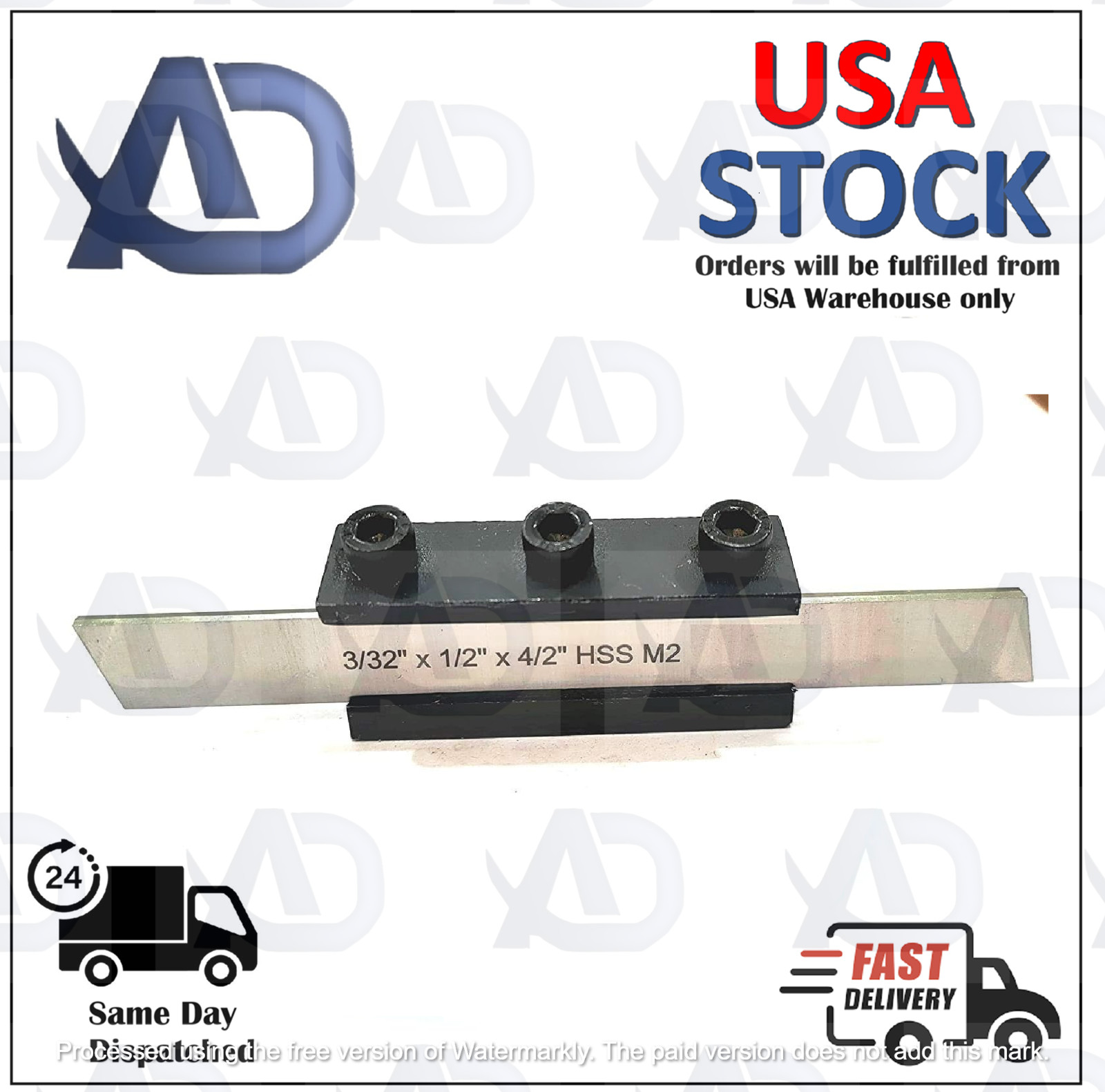ADI Non- Adjustable T-Parting Cut off Holder with Blade for Lathe Machine Tool