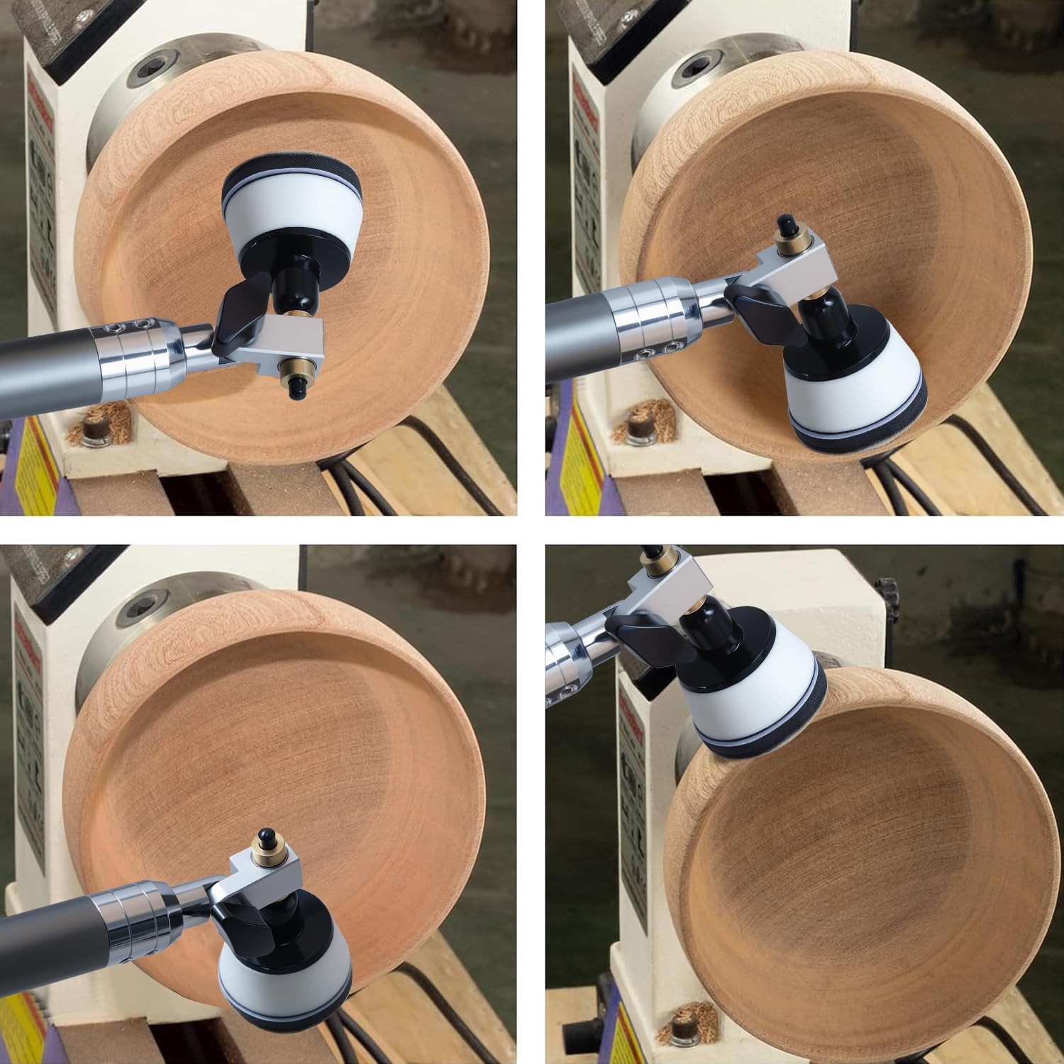 RUITOOL Carbide Wood Lathe Turning Tools Set with Bowl Sander, Including Swan…