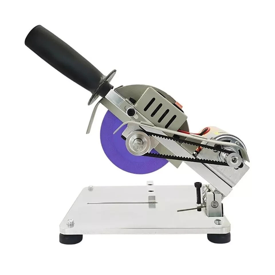 Electric Mini Tabletop Lens Cutter Wood Aluminum Resin Lens Cutting Machine 96W