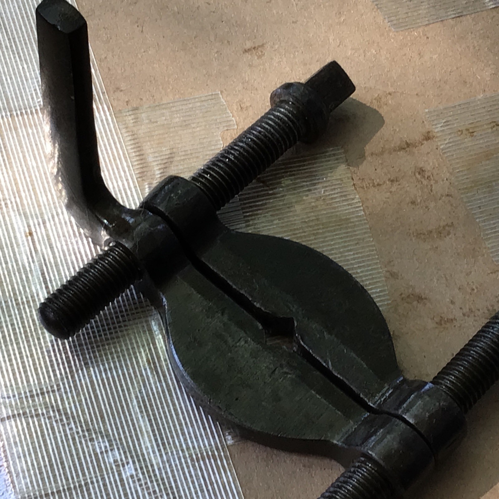 Clamp Gear Cutting, Lathe Dog, 3” Center To Center On Screws, Armstrong