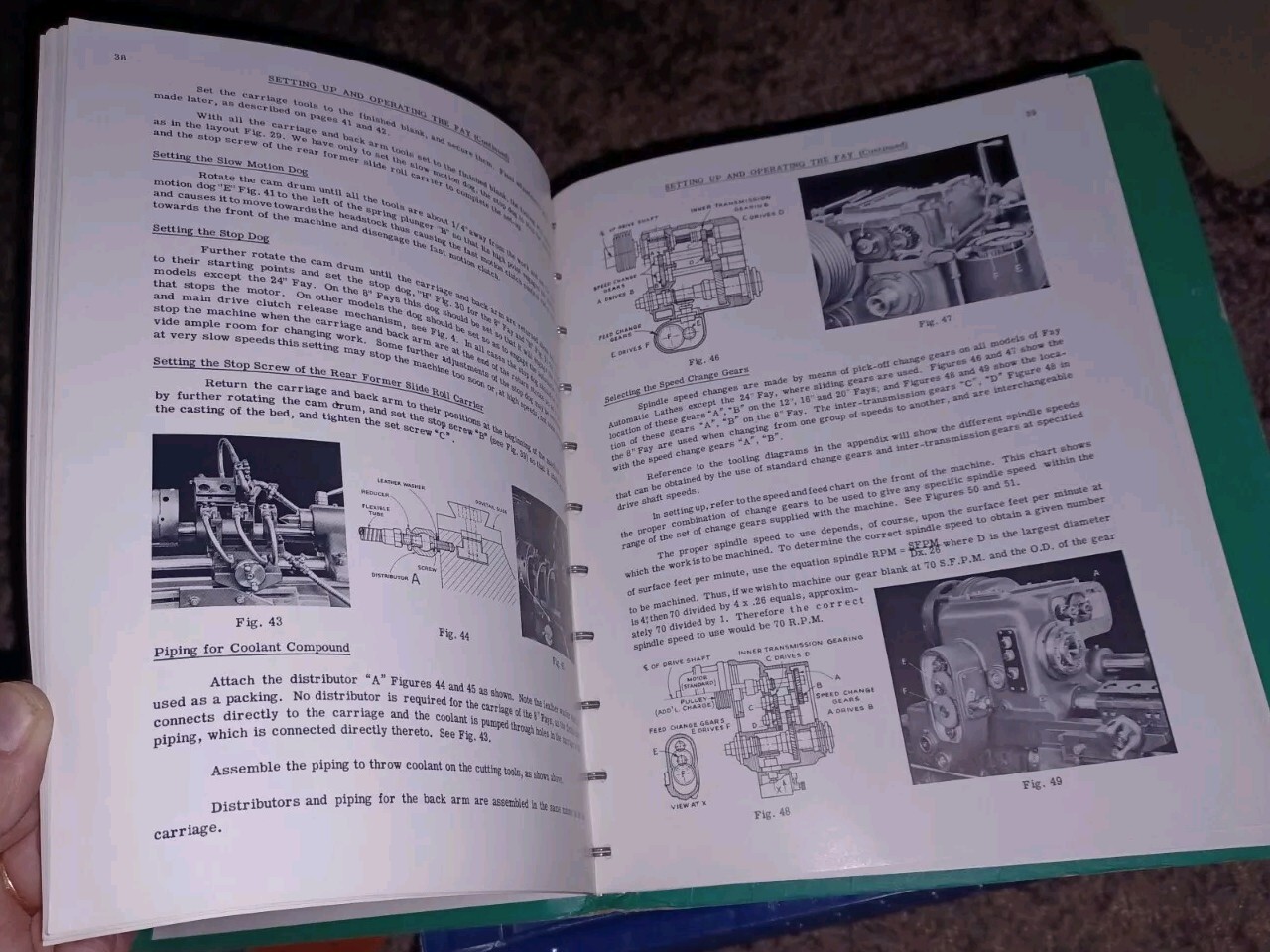 Jones & Lamson FAY Automatic Lathes Operating Instructions Manual ORIGINAL BOOK!